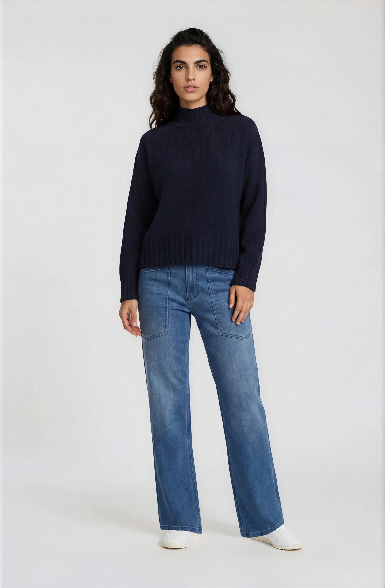 Milano Italy Strickpullover HIGHNECK PULLOVER 1/