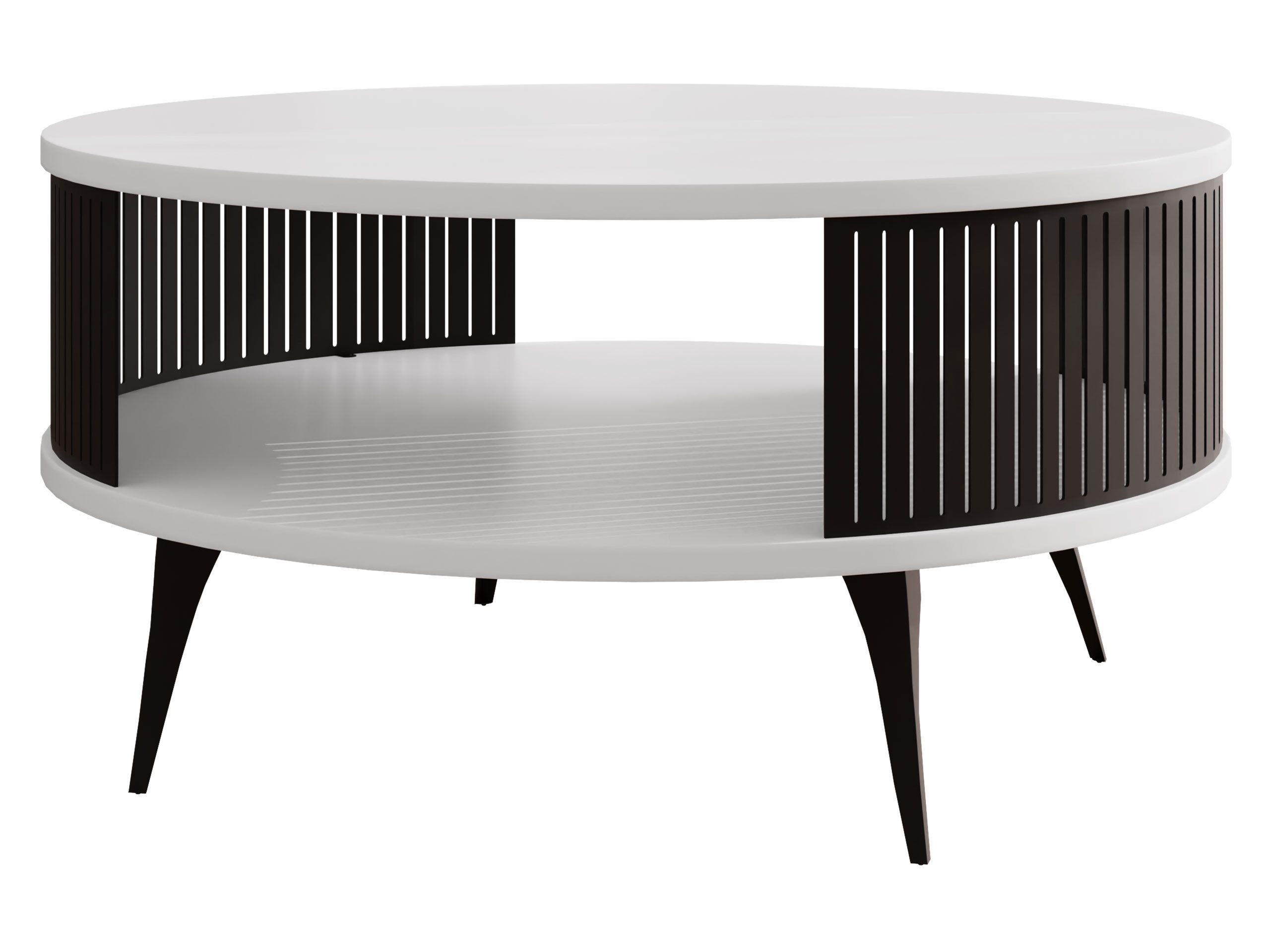 MIRJAN24 Couchtisch Roenni, Beine und Seiten aus Stahl, schwarz pulverbesch günstig online kaufen