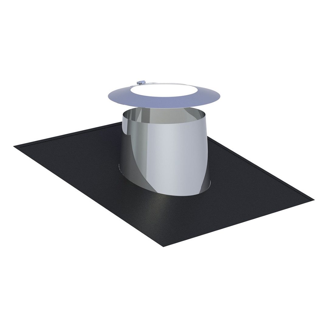 Jeremias Schornstein DW Vision Dachdurchführung mit Elastomerrand, Ø 130 mm