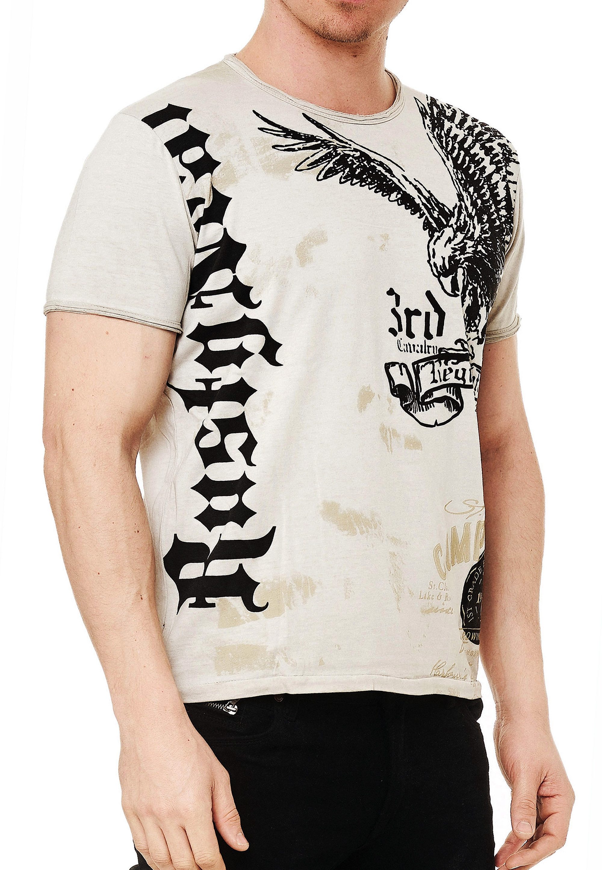 R-NEAL T-Shirt T-Shirt Rundhals USA Eagle günstig online kaufen