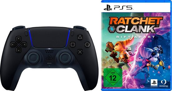PlayStation 5 »DualSense Midnight Black« Wireless-Controller (inkl. Ratchet & Clank: Rift Apart)
