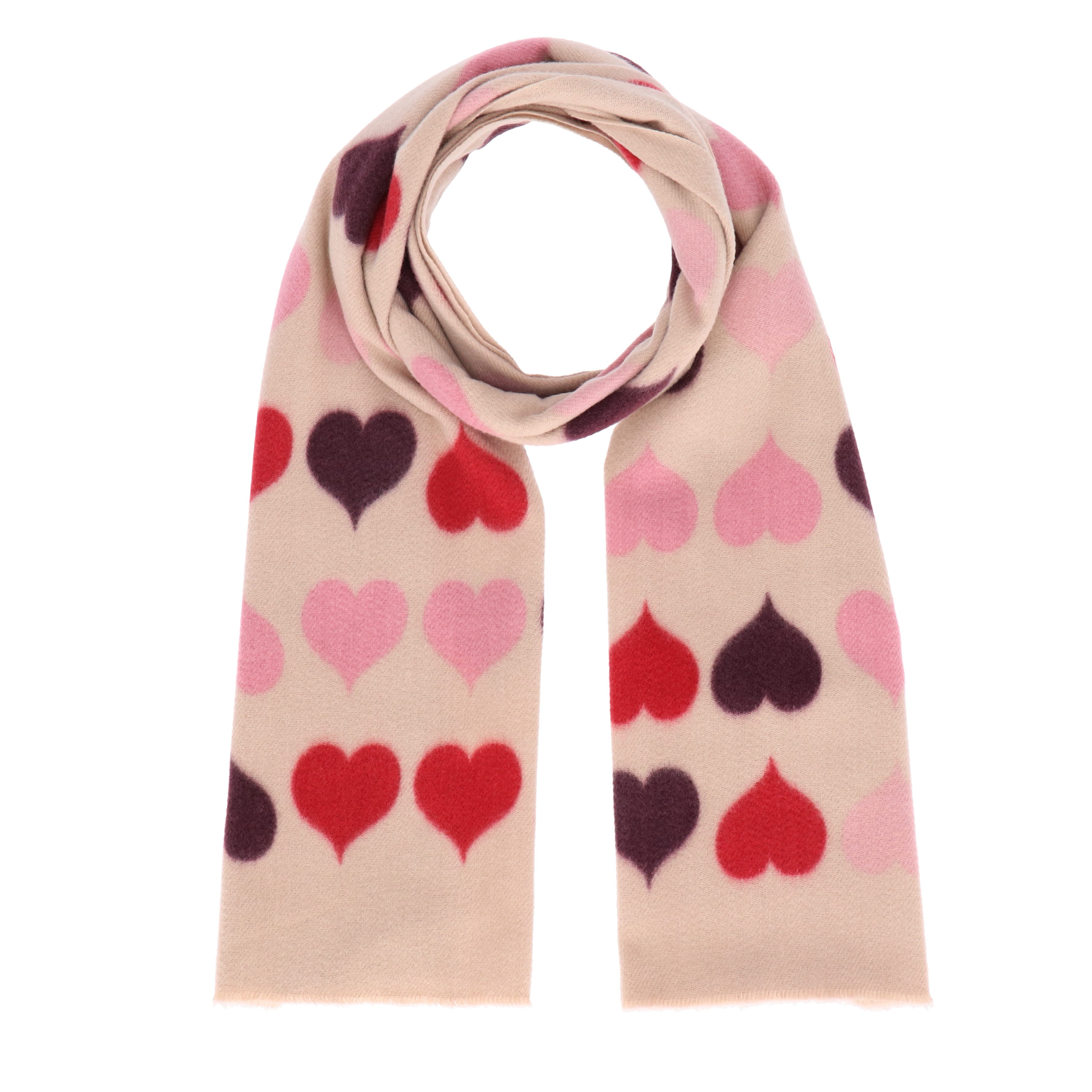 halsüberkopf Accessoires Modeschal Hearts, mit Wolle günstig online kaufen