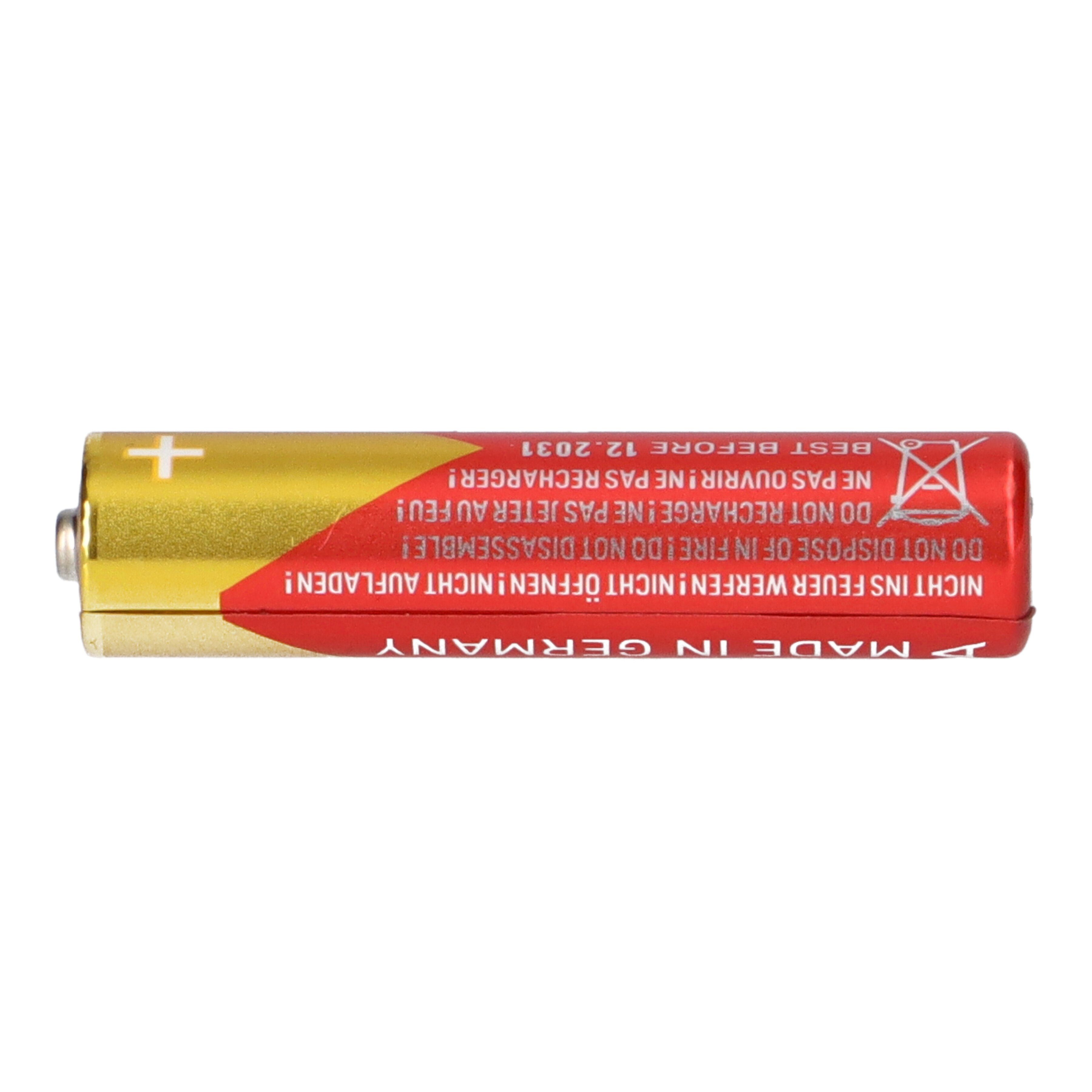 VARTA Varta Max Batterie 4703 AAA 4er Micro Power Blister Batterie Longlife