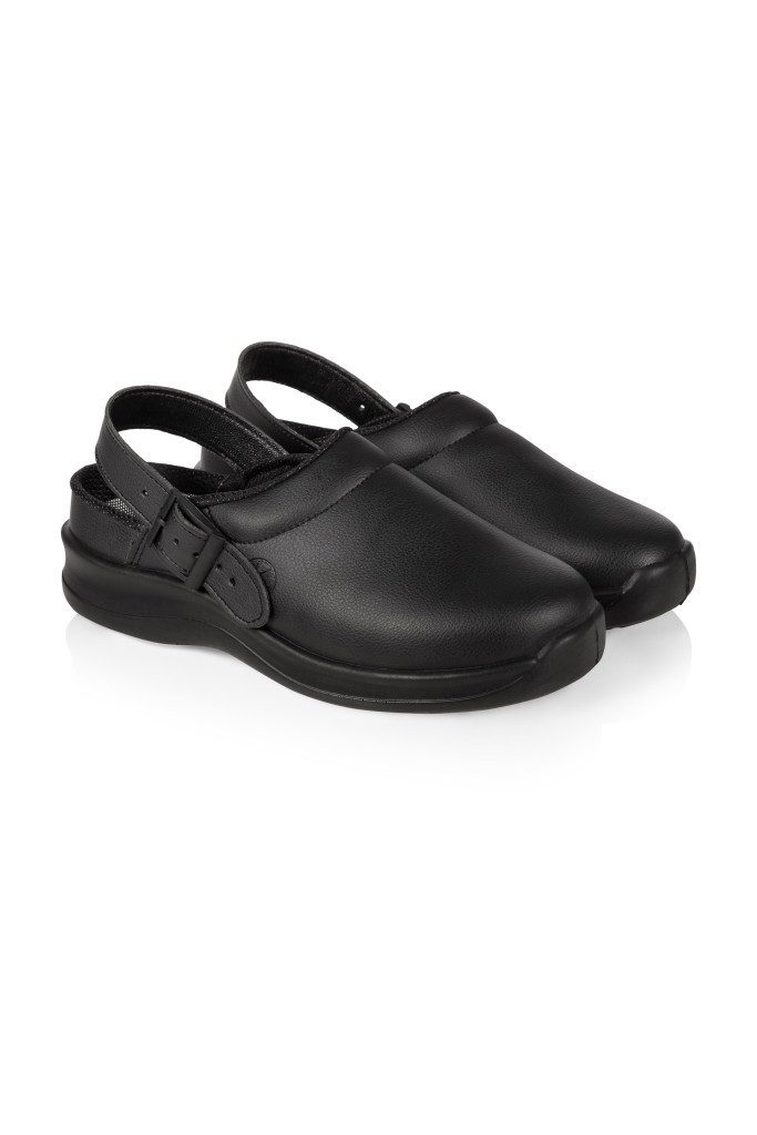 Karlowsky Fashion KARLOWSKY Berufsschuhe KAPSTADT Pantolette Kunstleder Schwarz Berufsschuh