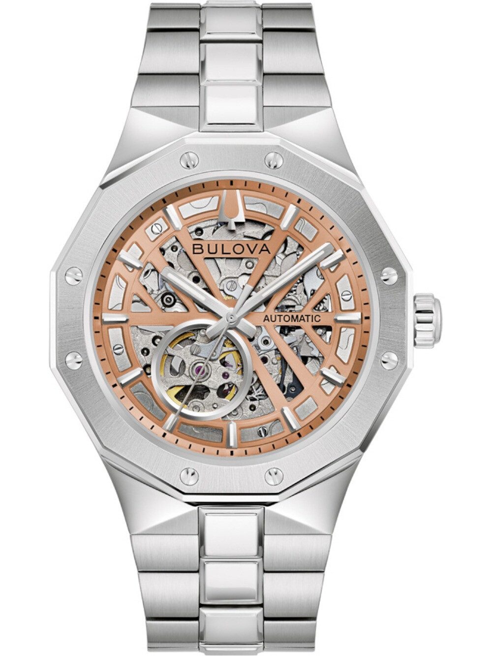 Bulova Automatikuhr Bulova 96A351 Herrenuhr Prestige Automatik 42mm 10ATM Bulova 96A351 Herrenuhr Prestige Automatik 42mm 10ATM