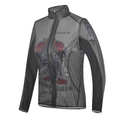 prolog cycling wear Regenjacke Regenjacke Fahrradjacke Damen „ Race fit Zero Wind & Ware Black“