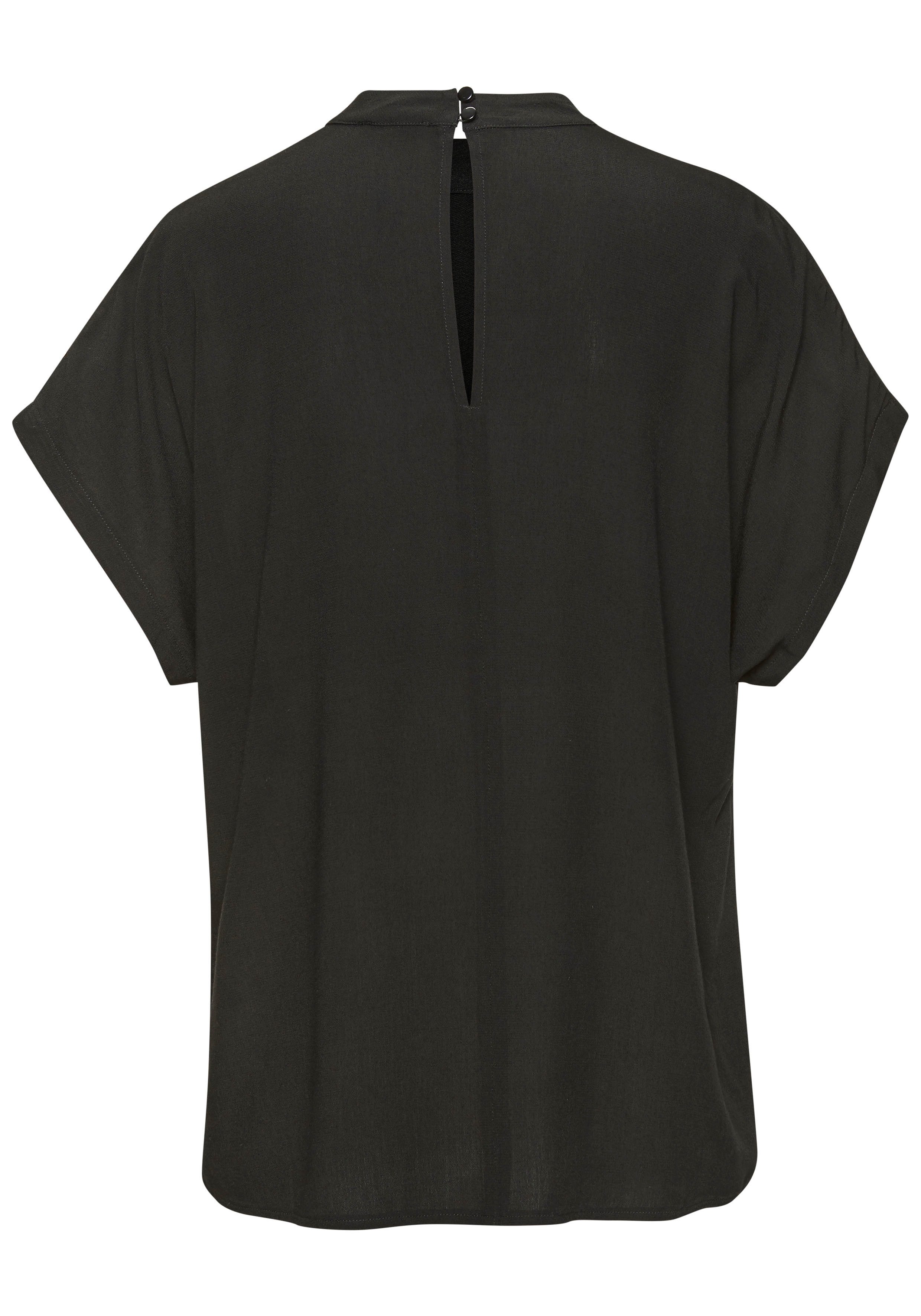 LASCANA Kurzarmbluse in lockerer Passform, Damenbluse, sportlich elegant
