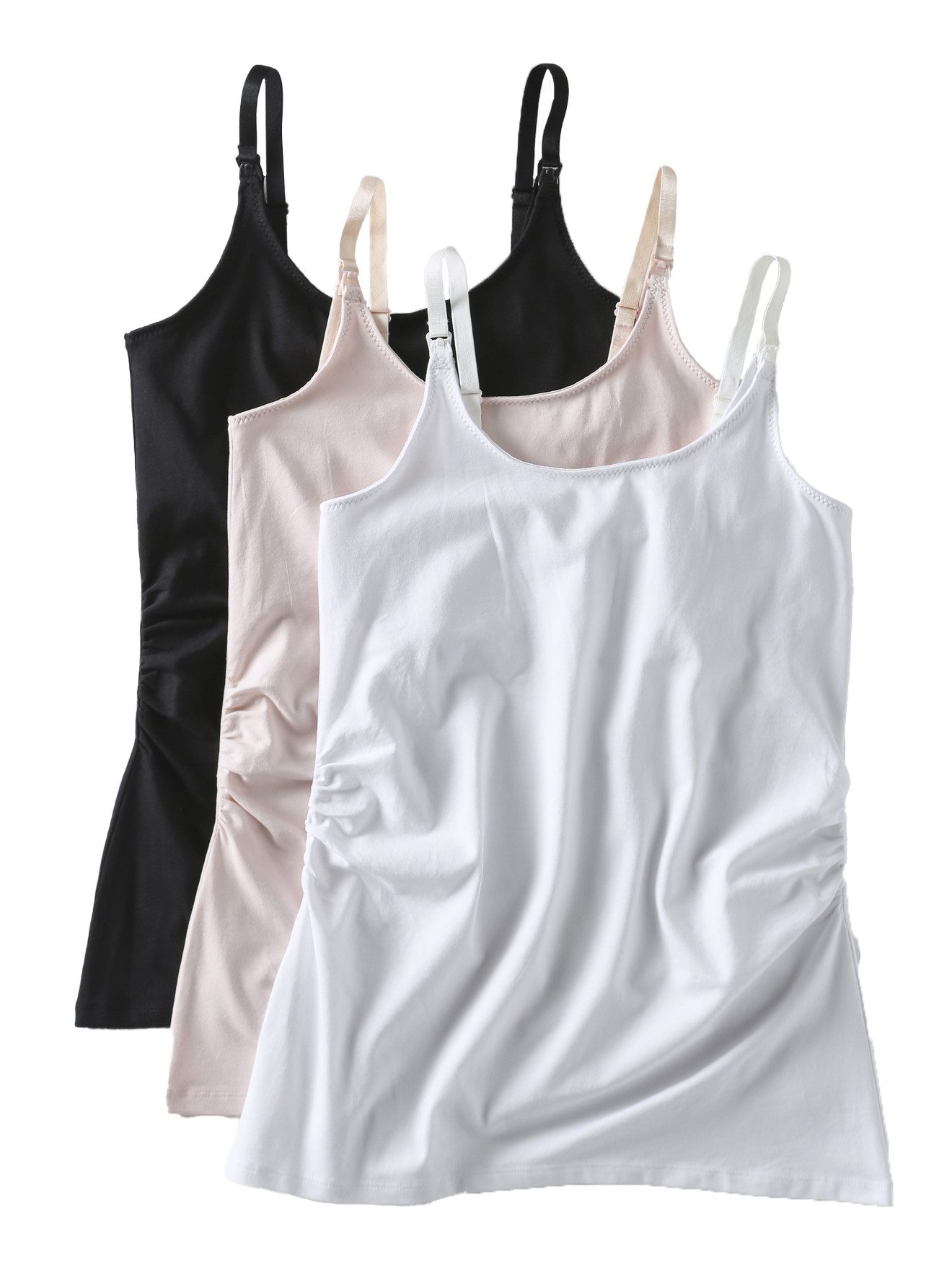 Stilltop 3er-Pack Tops für Schwangerschaft und Stillzeit