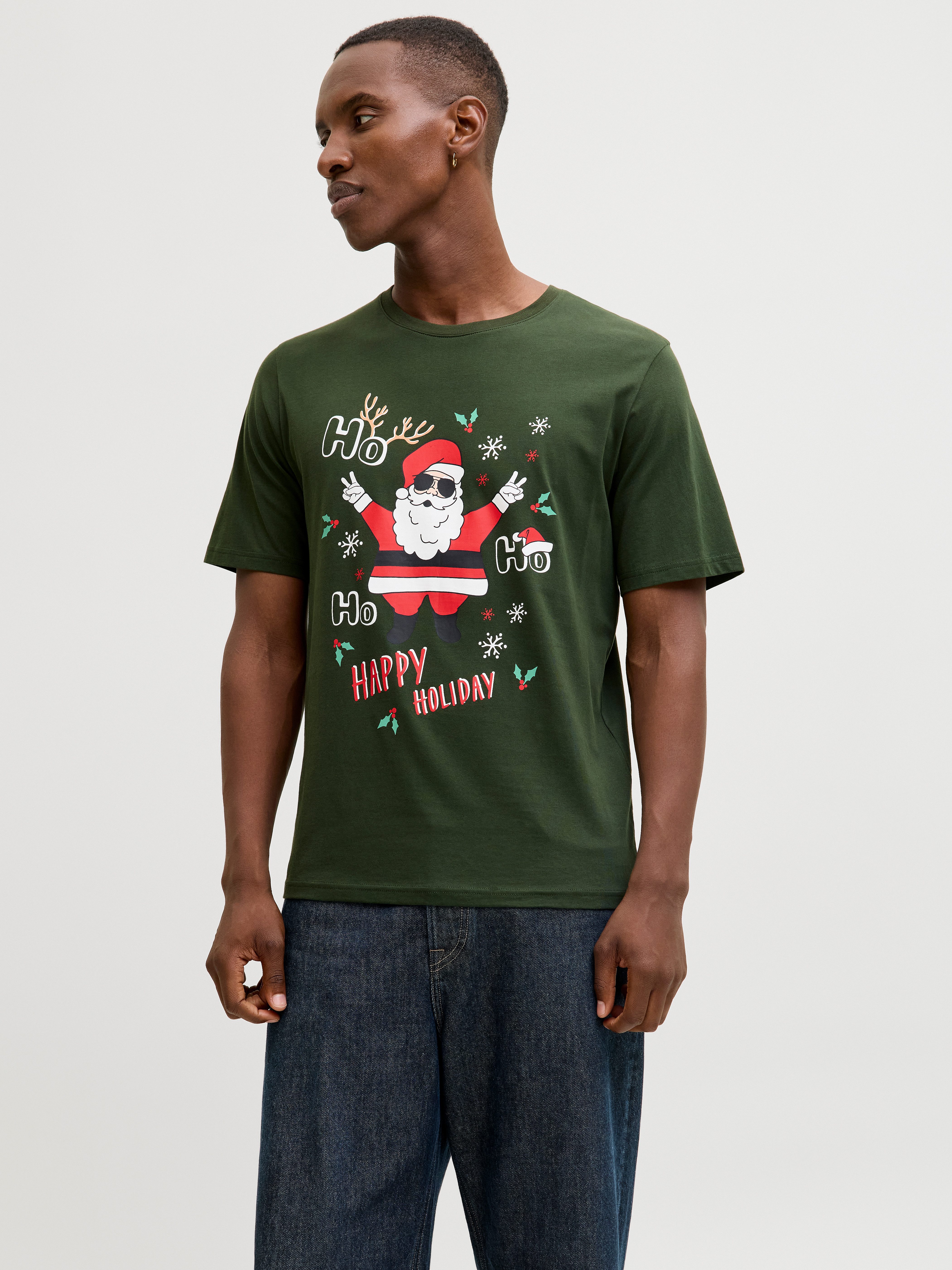 Jack & Jones Rundhalsshirt JJCHRISTMAS TEE günstig online kaufen
