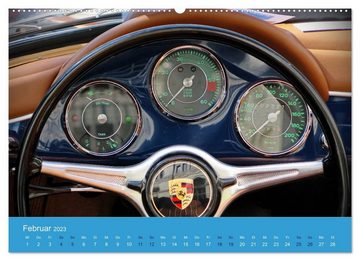 CALVENDO Wandkalender Porsche Classics (Premium, hochwertiger DIN A2 Wandkalender 2023, Kunstdruck in Hochglanz)