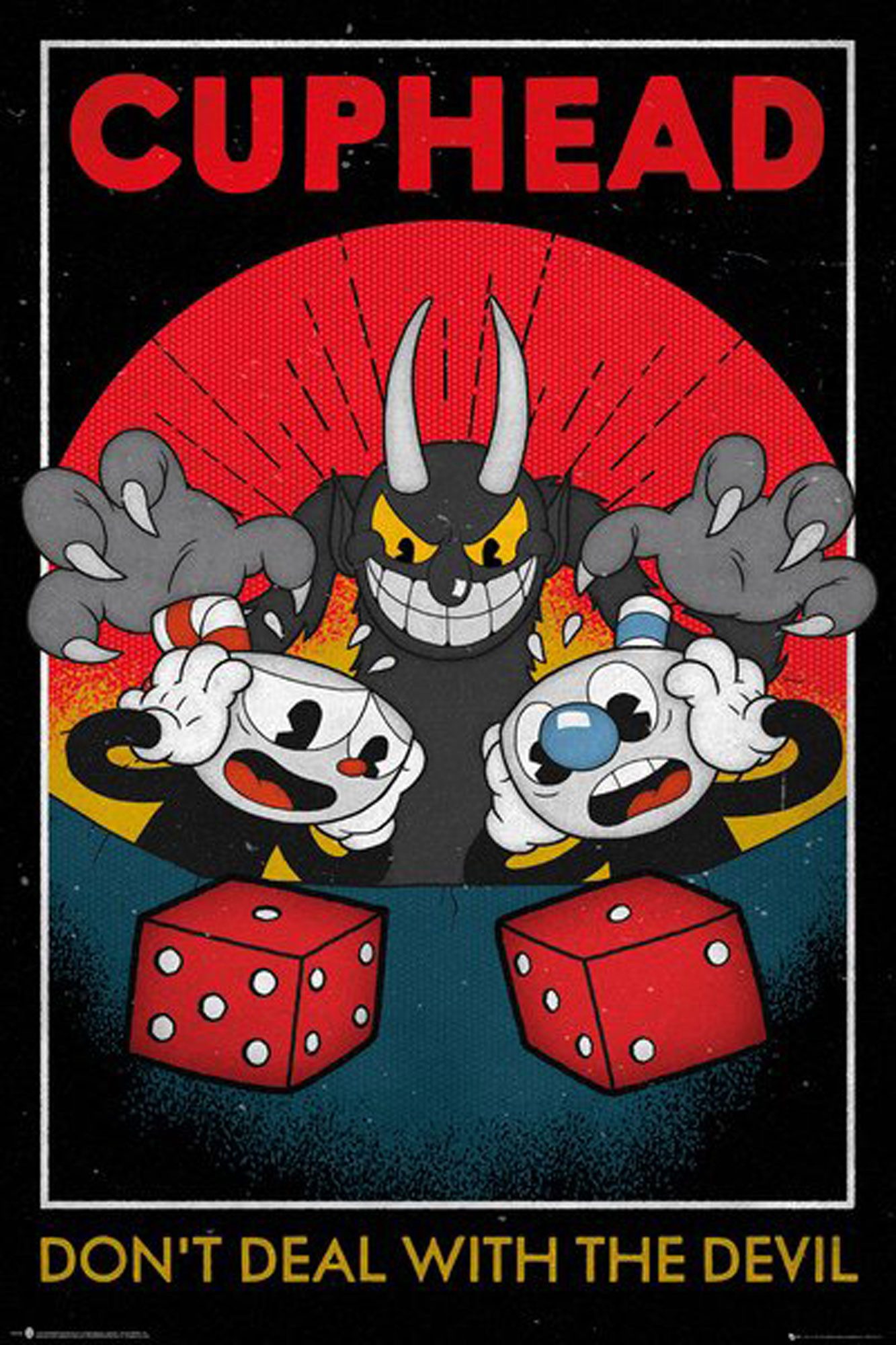 Poster Fun - Poster - Cuphead - Craps