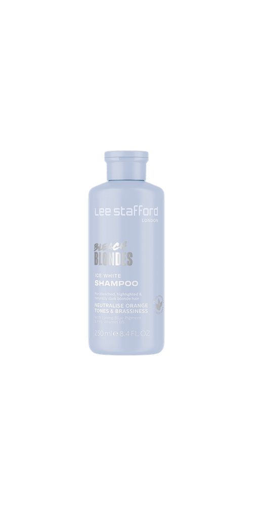 Lee Stafford Haarshampoo Lee Stafford Bleach Blondes Ice White Shampoo 250ml