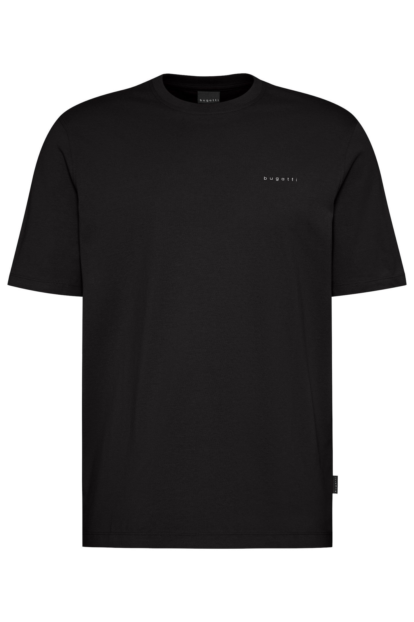 bugatti T-Shirt Basic Essential aus reiner Baumwolle