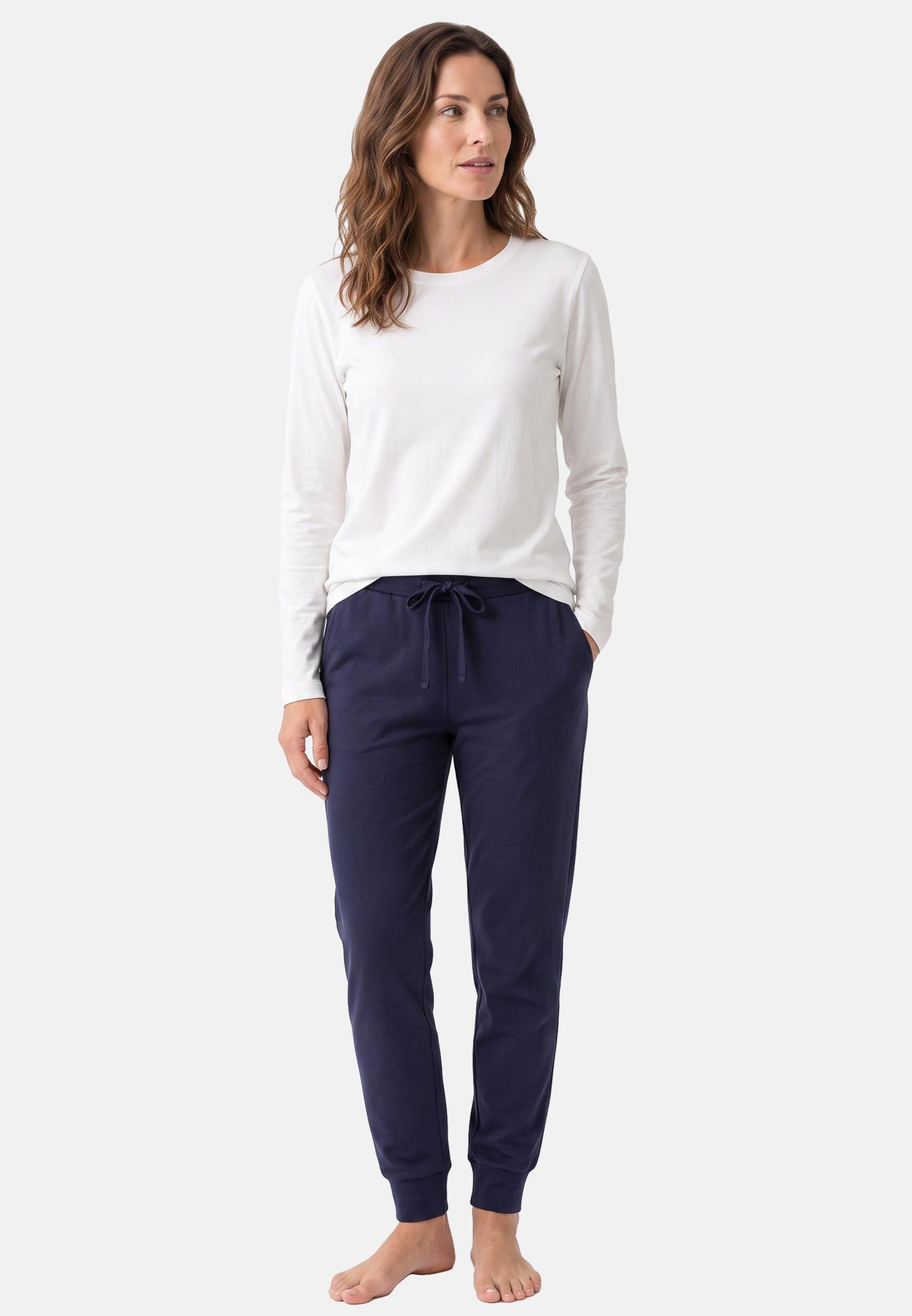 Schiesser Pyjama Mix & Relax (Set, 2 tlg) Schlafanzug - Baumwolle - Atmungsaktiv