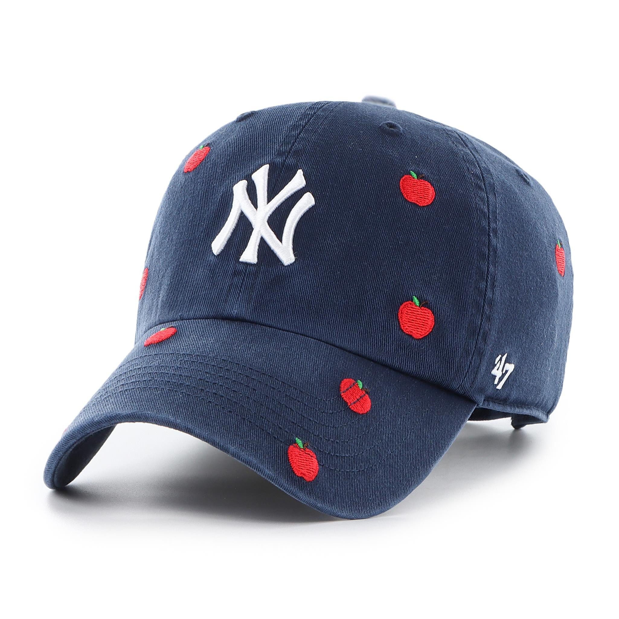 '47 Brand Baseball Cap '47 Brand MLB Cap New York Yankees SCATTER '47 Clean Up (Basecap, Basecap, Clean Up Cap) Apfel Stickereien