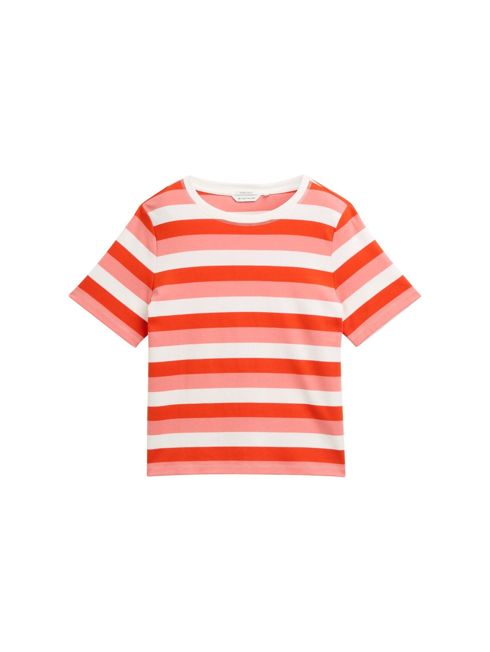 TOM TAILOR T-Shirt T-Shirt aus Baumwolle günstig online kaufen