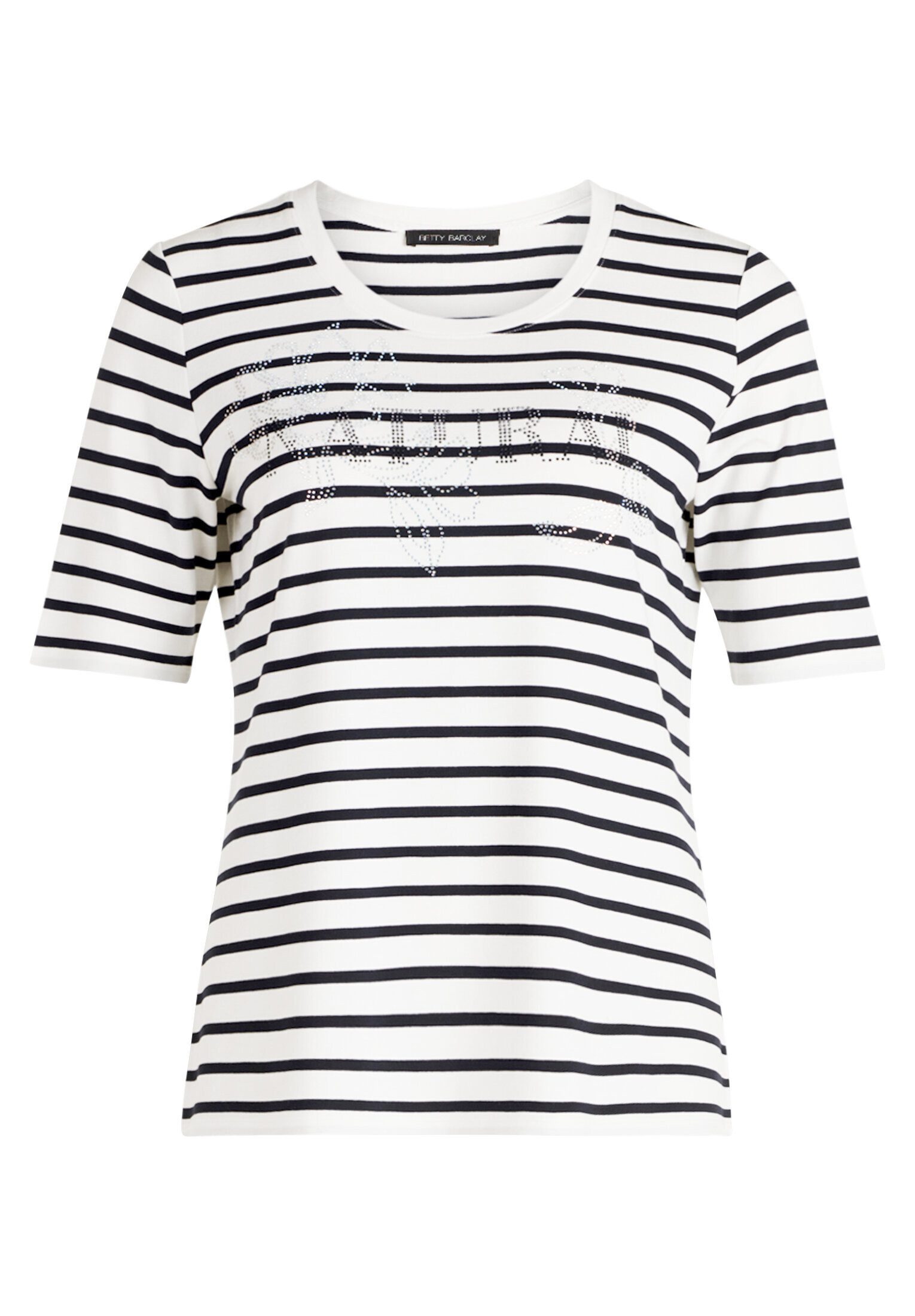 Betty Barclay Kurzarmshirt Damen mit Schmucksteinen (1-tlg) Glitzersteine