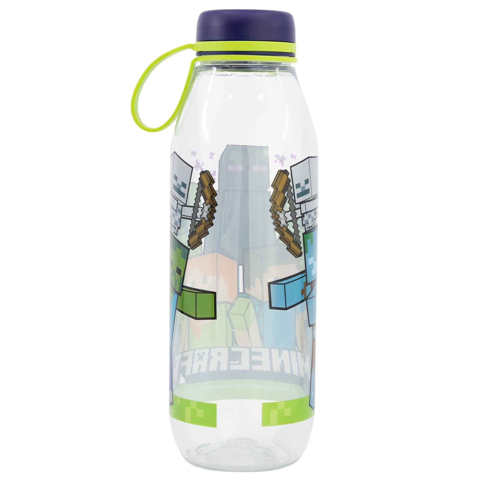 Minecraft Trinkflasche Minecraft Steve Creeper Enderman Zombie Skelett Trinkflasche, 650 ml