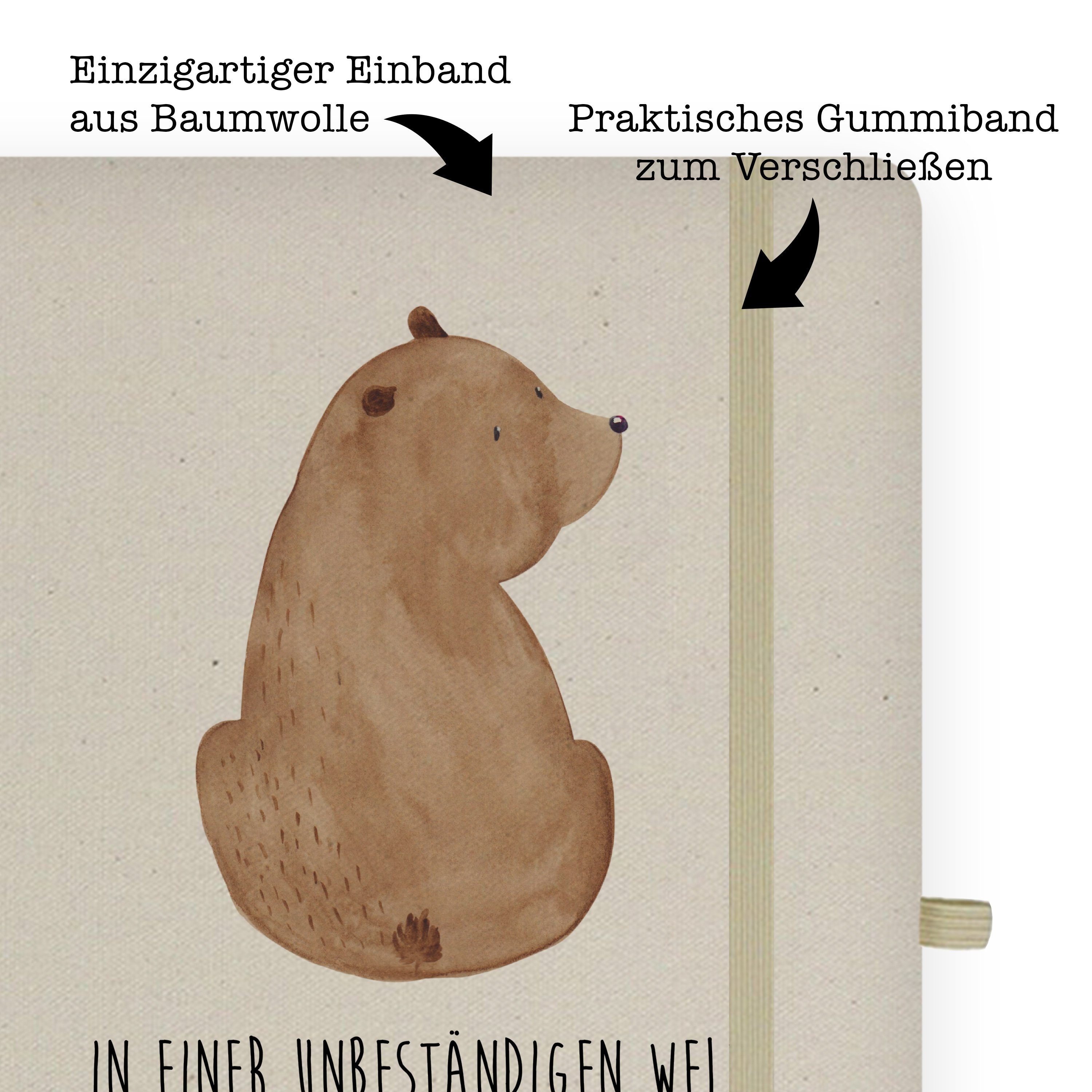 Mr. & Panda - Schulterblick Notizbuch Bären, Teddybär, Bär S Transparent Mrs. Geschenk, Teddy, Panda Mrs. - & Mr