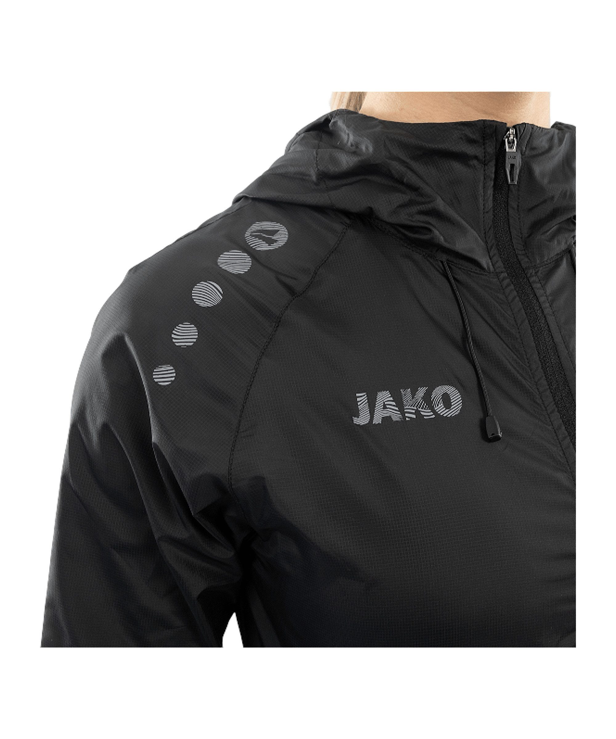 Jako Allwetterjacke Flow Lightweight Jacke Damen (1-St) Kapuze_Kordelzug