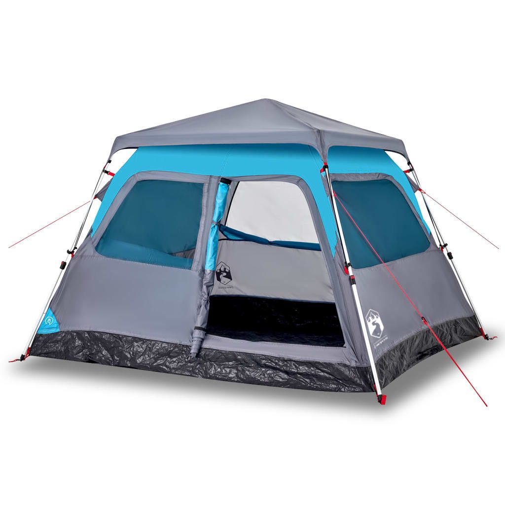 vidaXL Kuppelzelt Kuppel-Campingzelt 4 Personen Blau günstig online kaufen