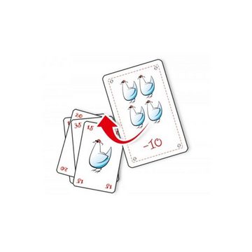 ABACUSSPIELE Spiel, Familienspiel ACUD0051 - Blindes Huhn Extrem, Kartenspiel, für 3 bis 5..., Familienspiel