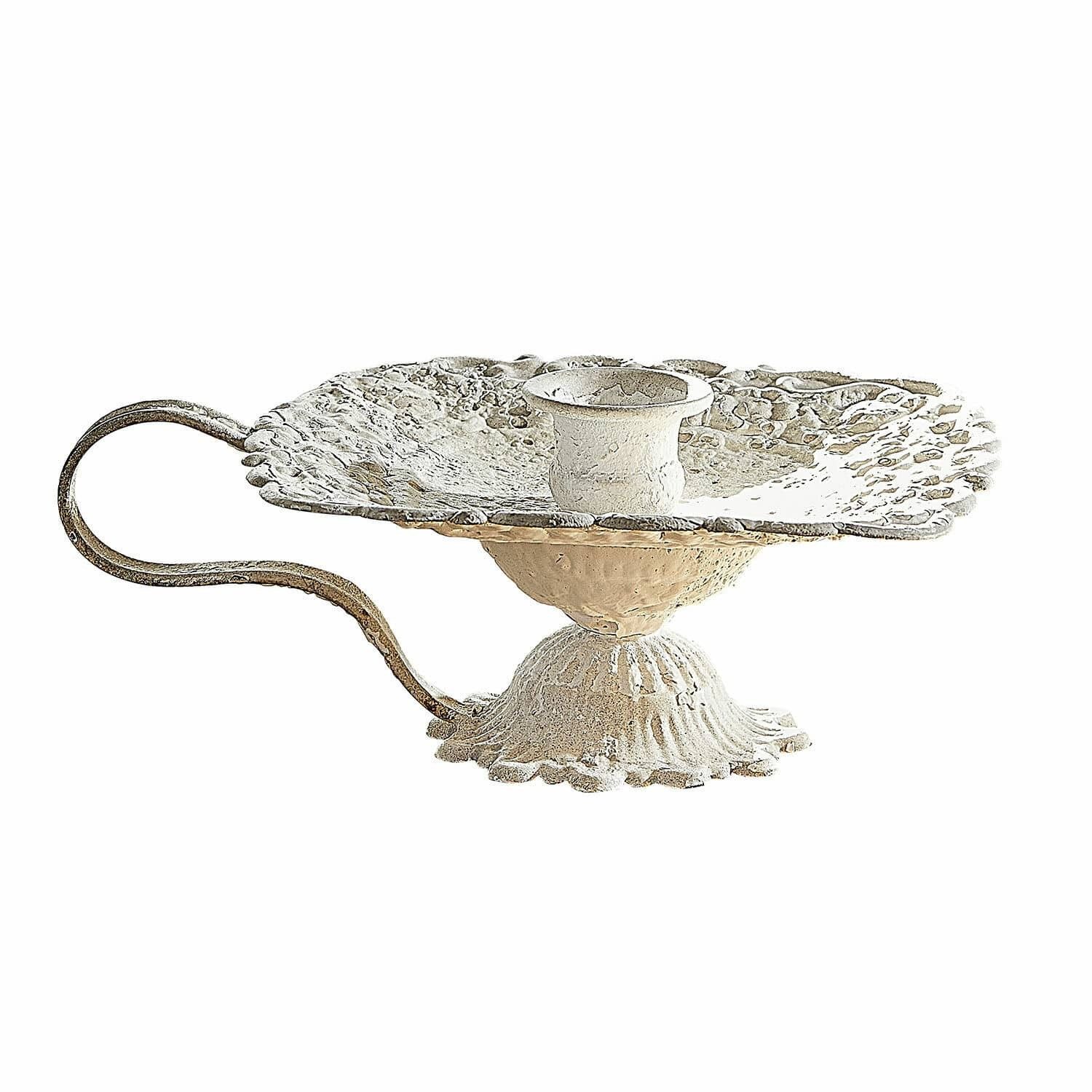 Mirabeau Kerzenständer Kerzenhalter Wilexor antikweiß günstig online kaufen