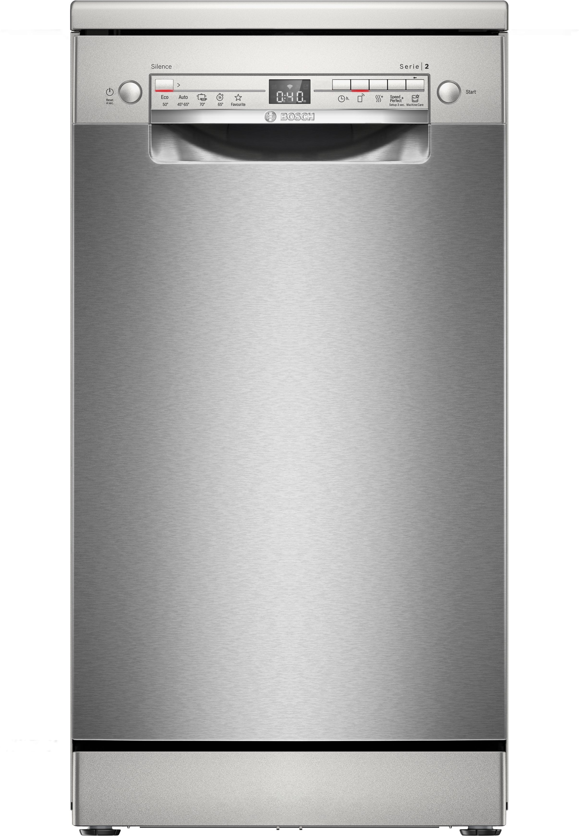 BOSCH Standgeschirrspüler Serie 2 SPS2HMI42E, 10 Maßgedecke, Mit 3-fach Rack Matic & 2 Sprüharmen im Oberkorb