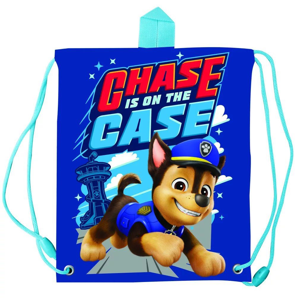 Kinderrucksack PAW Patrol Chase Turnbeutel "Chase is on the Case"