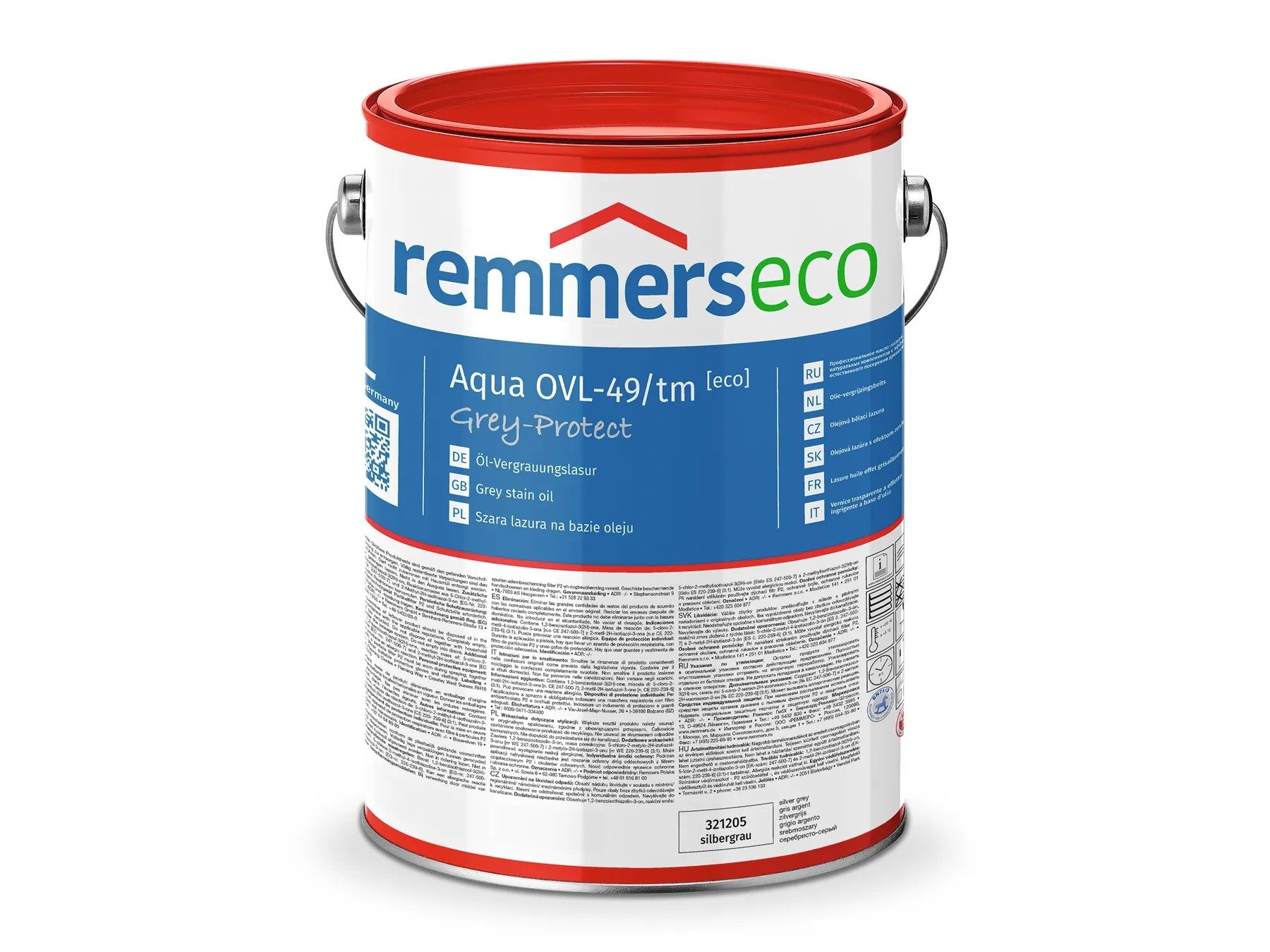 Remmers Holzschutzlasur Aqua OVL-49/tm-Öl-Vergrauungs-Lasur [eco]