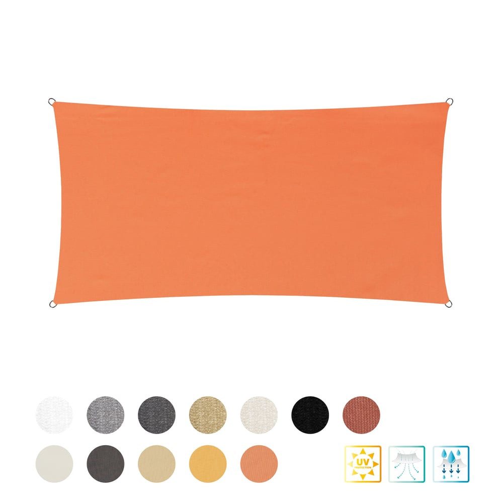 Lumaland Sonnensegel Sonnensegel rechteckig 2x4 m, günstig online kaufen