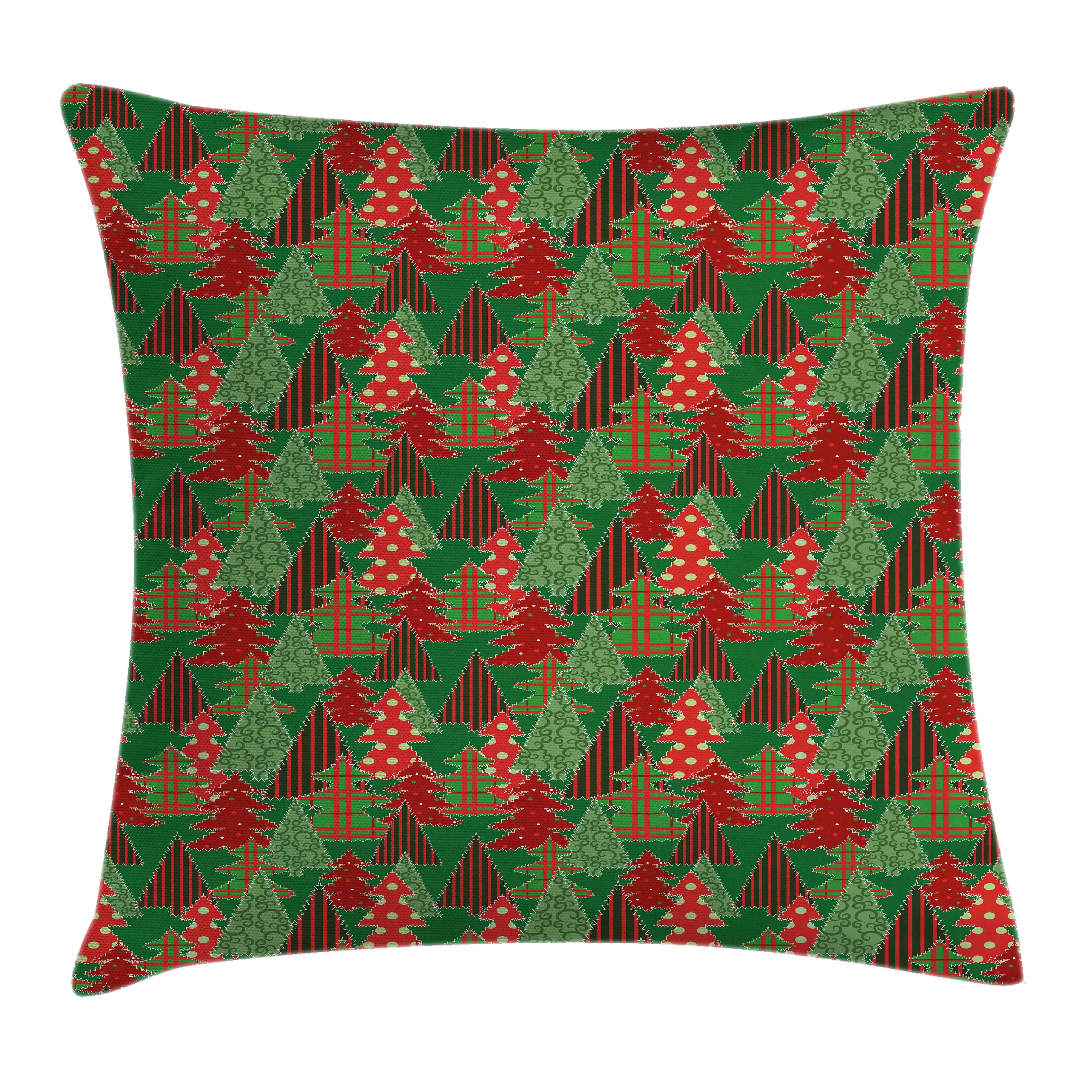 Swirl Stück), (1 Pines Abakuhaus Farbfesten Beidseitiger Druck, Farben mit Dot Kissenhülle Reißverschluss Kissenbezüge Weihnachten Baum