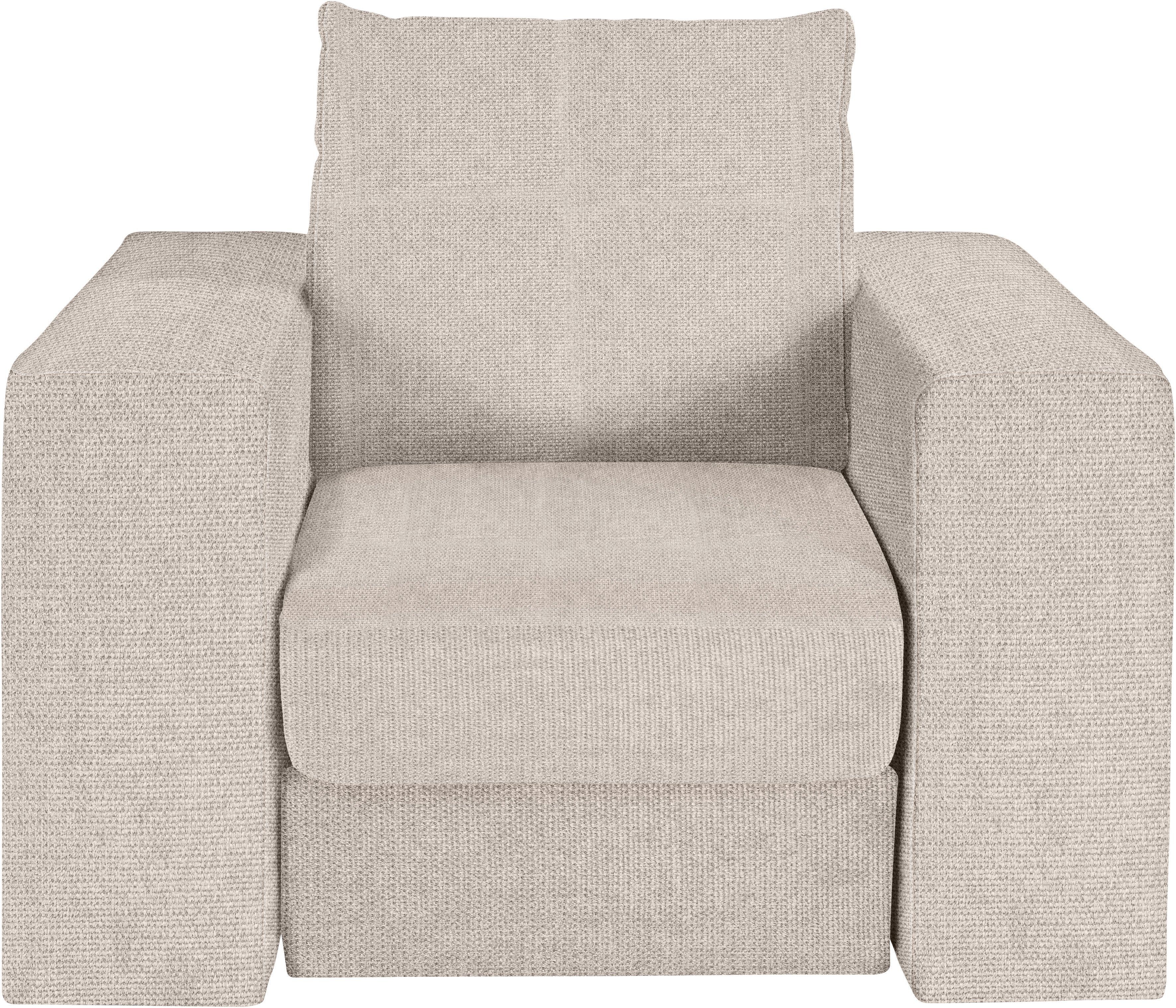 LOOKS by Wolfgang Joop Sessel Looksv, Verwandlungssessel: aus Sessel wird Sessel mit Hocker