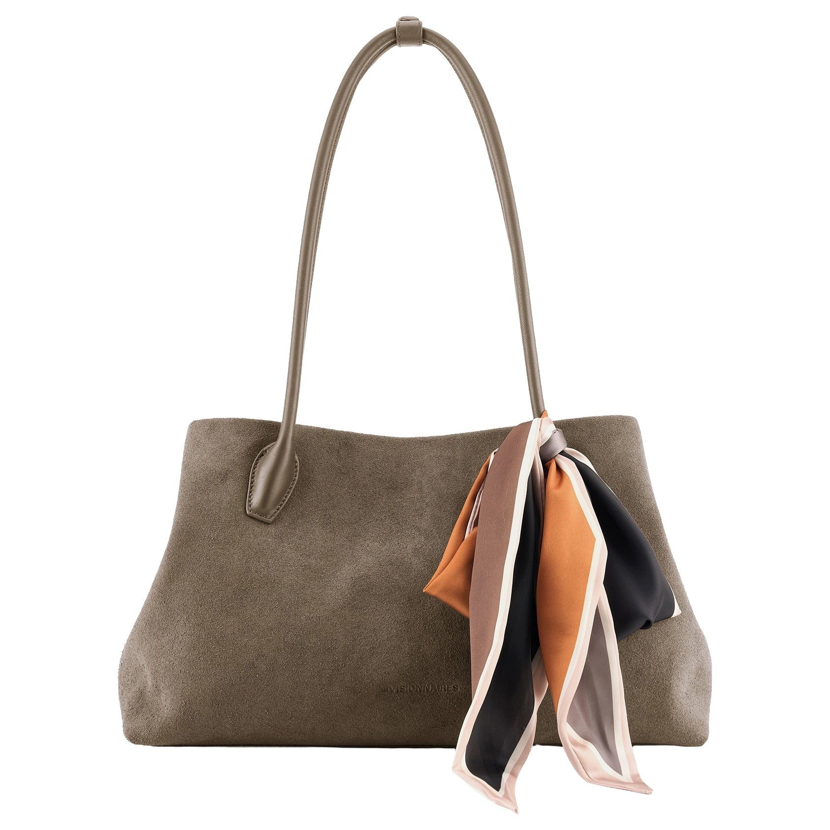 Les Visionnaires Umhängetasche Sophie Grande Cozy Scarf - Schultertasche 42 cm (khaki)