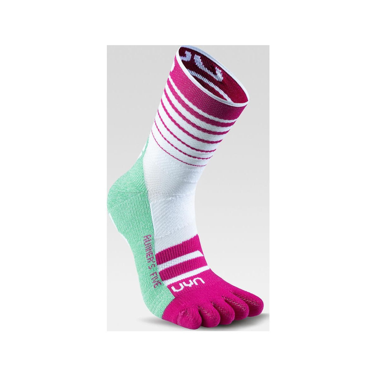 UYN Wandersocken Woman Runner's Five Socks Optimale Passform und Stoßdämpfung für anspruchsvolle Läufe mit