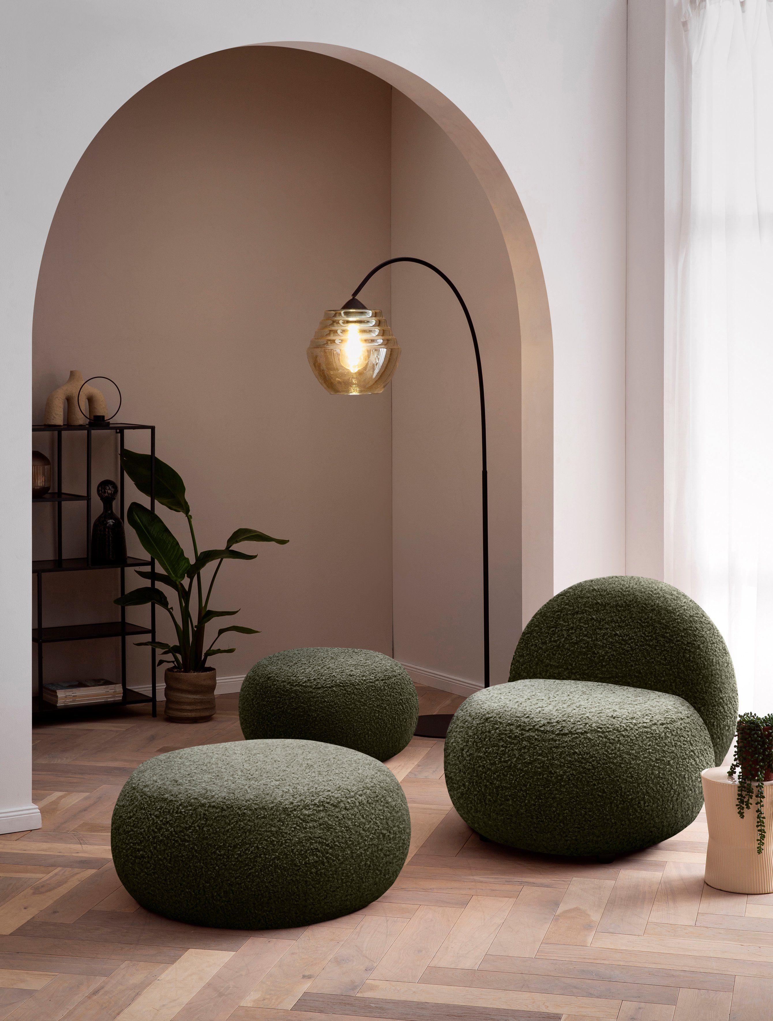 INOSIGN Sessel Mithras II Cocktailsessel, Bouclé günstig online kaufen