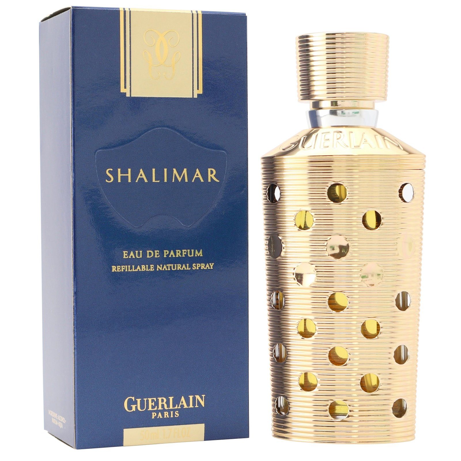 Shalimar Eau Spray 50 refillable rechargeable Parfum GUERLAIN Eau ml de Guerlain Parfum / de