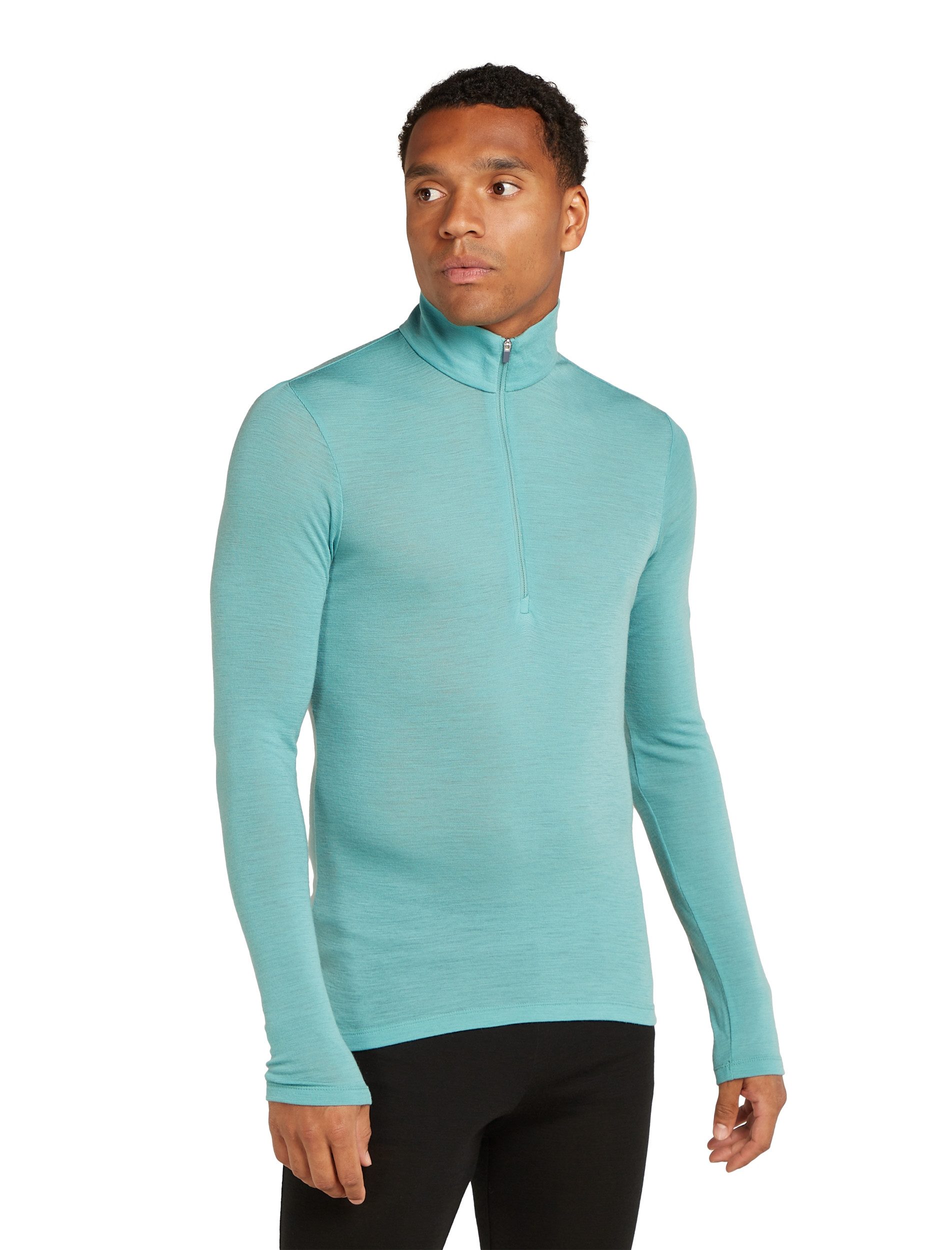 Icebreaker Rollkragenshirt M 175 Everyday LS Half Zip CLOUD RAY