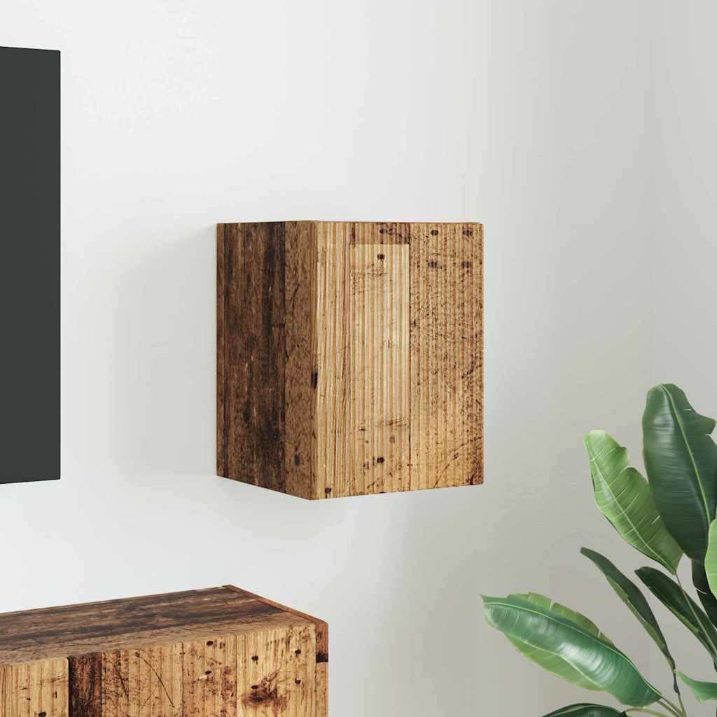 vidaXL TV-Wand TV-Wandschrank 30 x 31 x 40 cm Altholz Holzwerkstoff, (1-St)