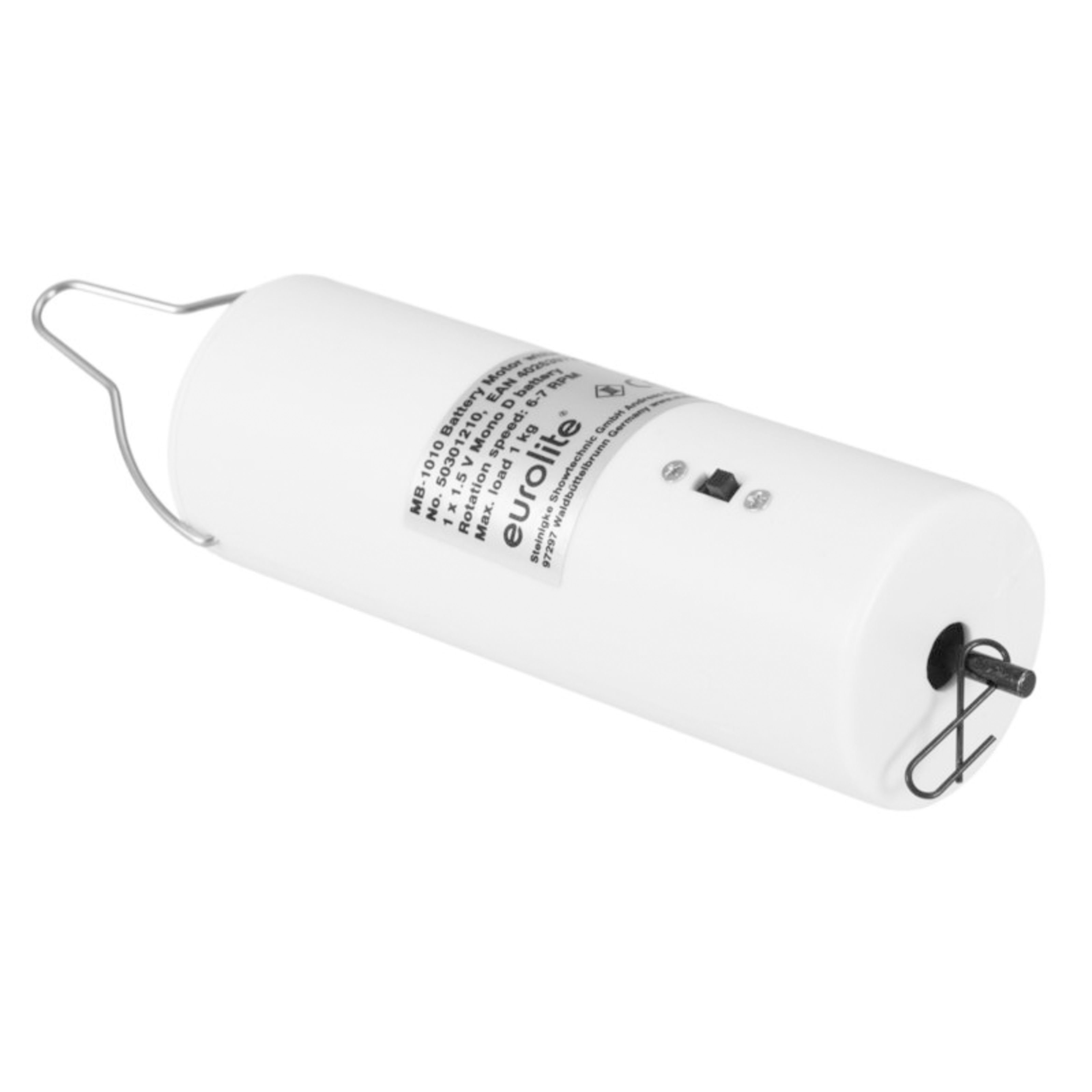EUROLITE LED Scheinwerfer, MB-1010 Batteriemotor weiß - Zubehör für Lichteffekte