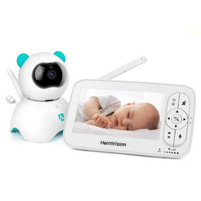 HeimVision Babyphone HM136, Packung, Babyphone mit Kamera, Heimvision 1080P LCD Temperatur akustischerAlarm Nachtsicht Wiegenlied