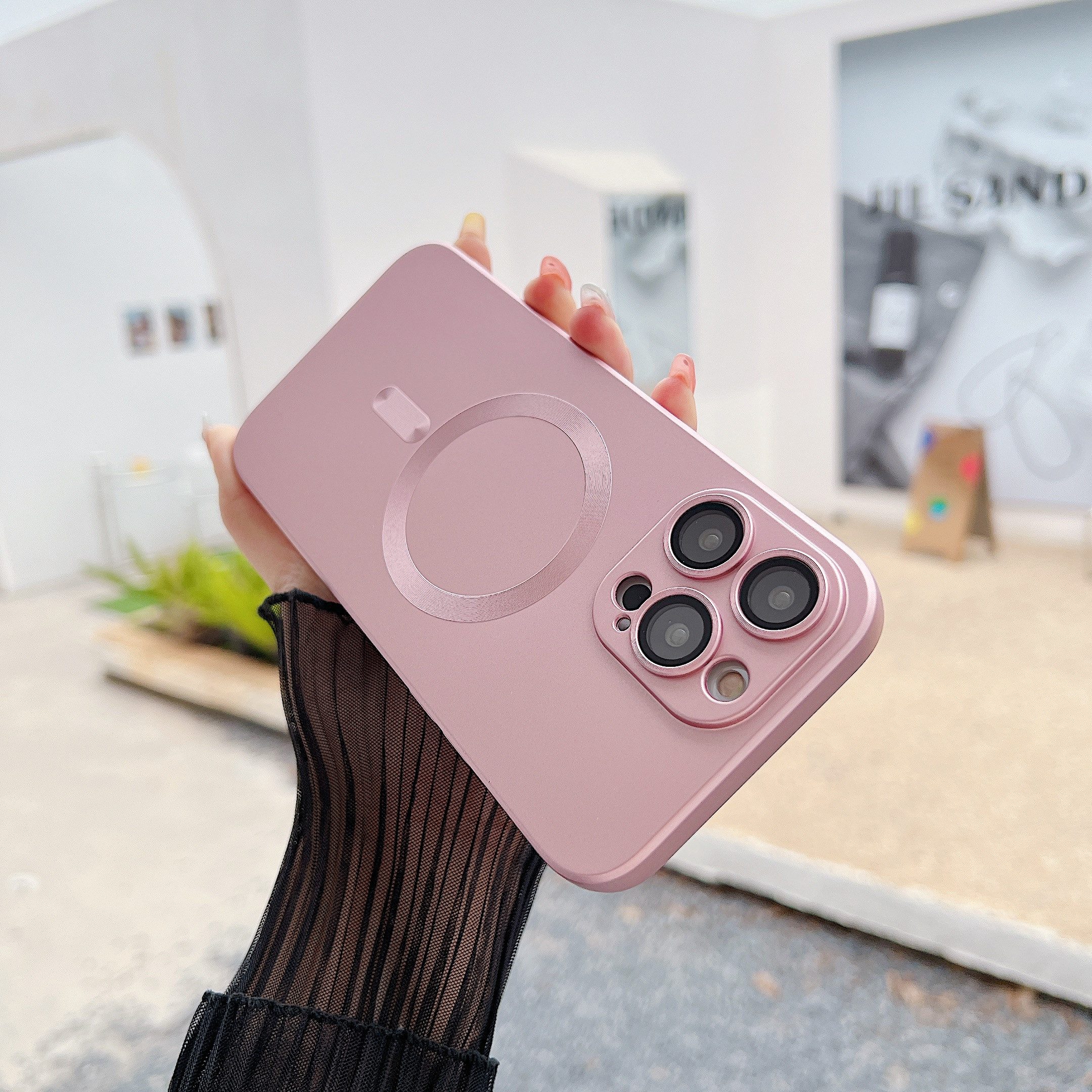 trends for living Handyhülle Magsafe Handy Schutz Case Kamera für iPhone 16 Pro Max Plus 15 14 13
