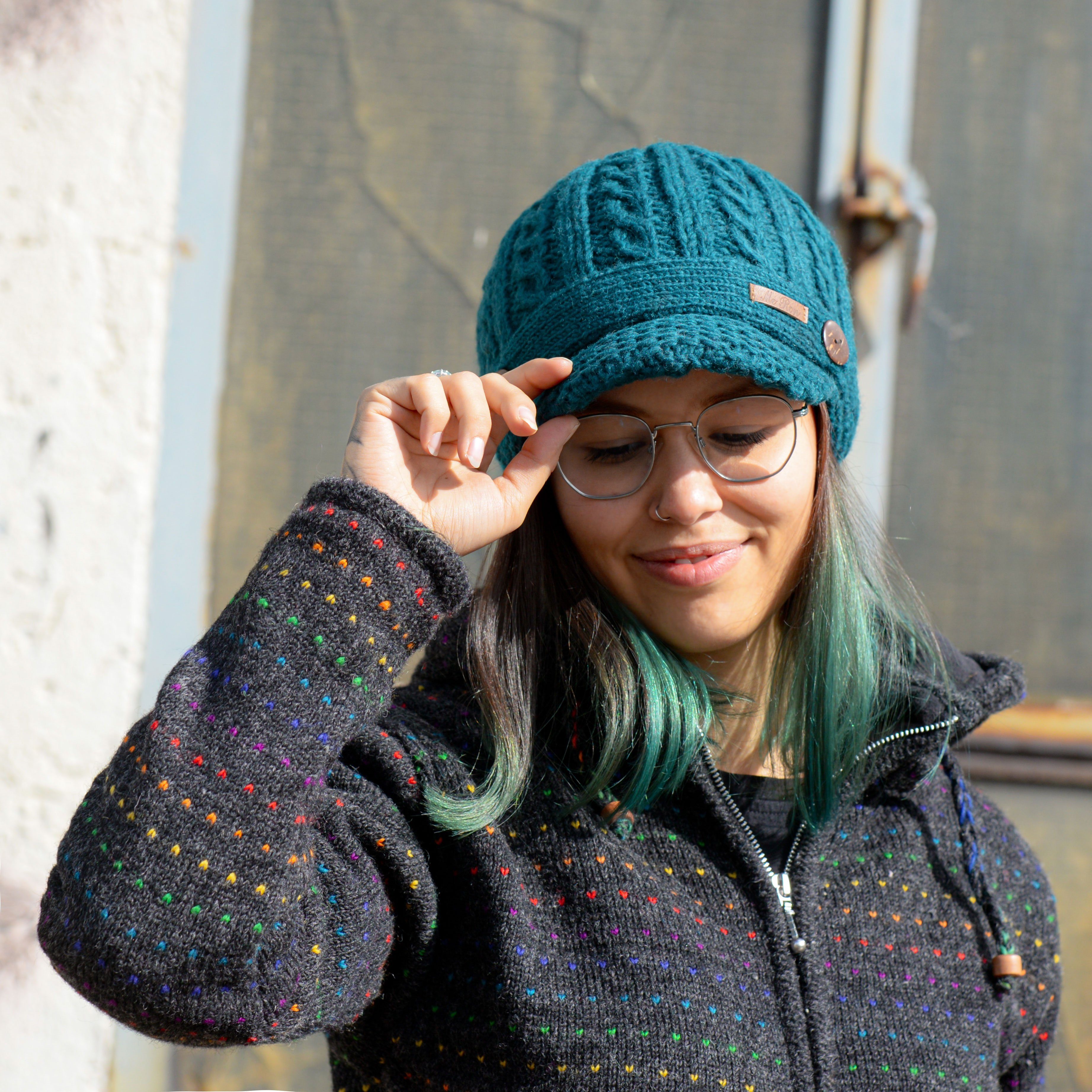 McRon Strickmütze Wollmütze Modell Elisha Gefüttert mit Fleece