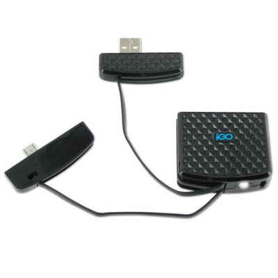 iGo Akku USB Powerbank Micro-USB Schlüssel-Anhänger Powerbank, Notfall-Akku mit Micro-USB-Stecker, zum Laden und als Datenkabel