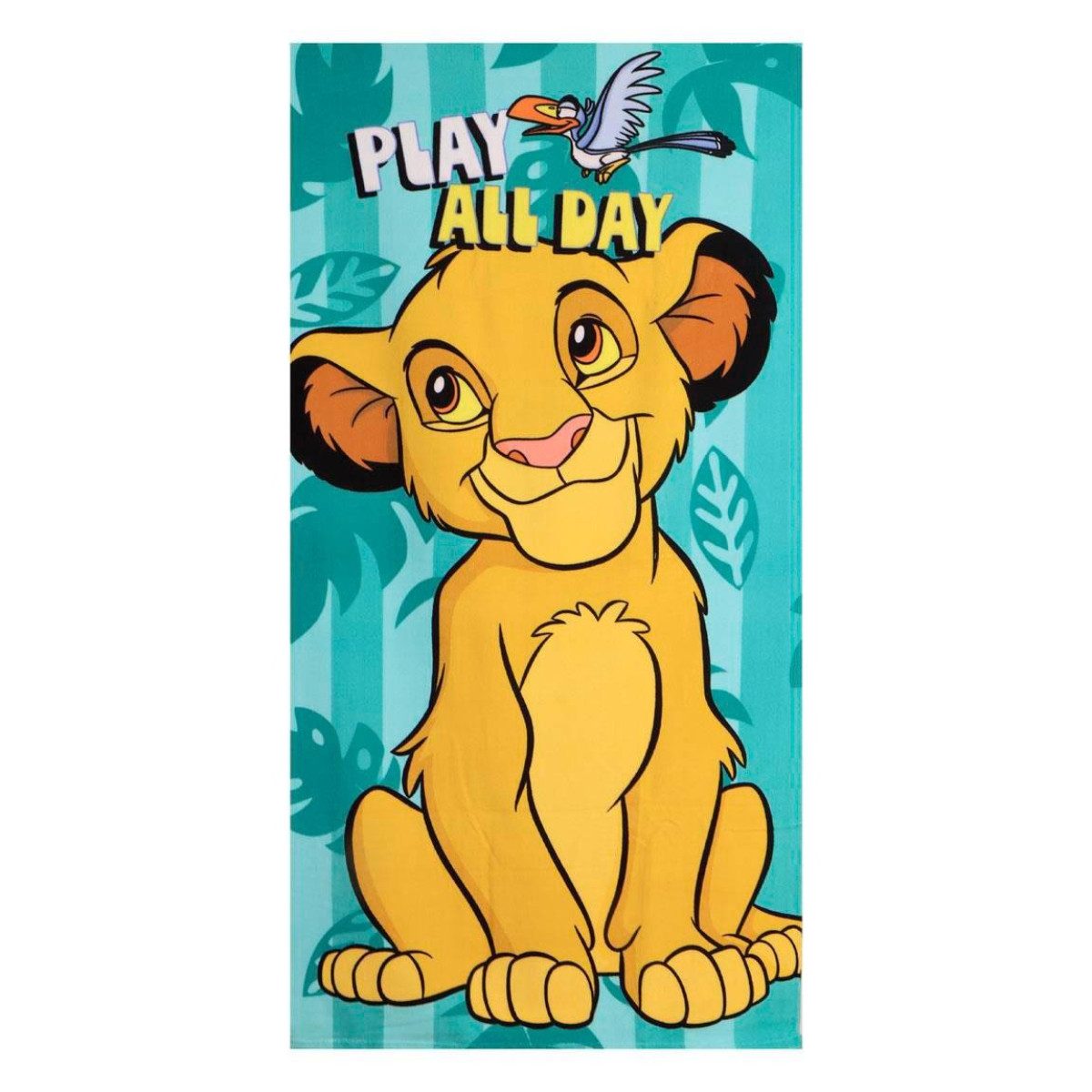 Disney Strandtuch Der König der Löwen Polyester Strandtuch für Kinder 70 × 140 cm, (Packung)