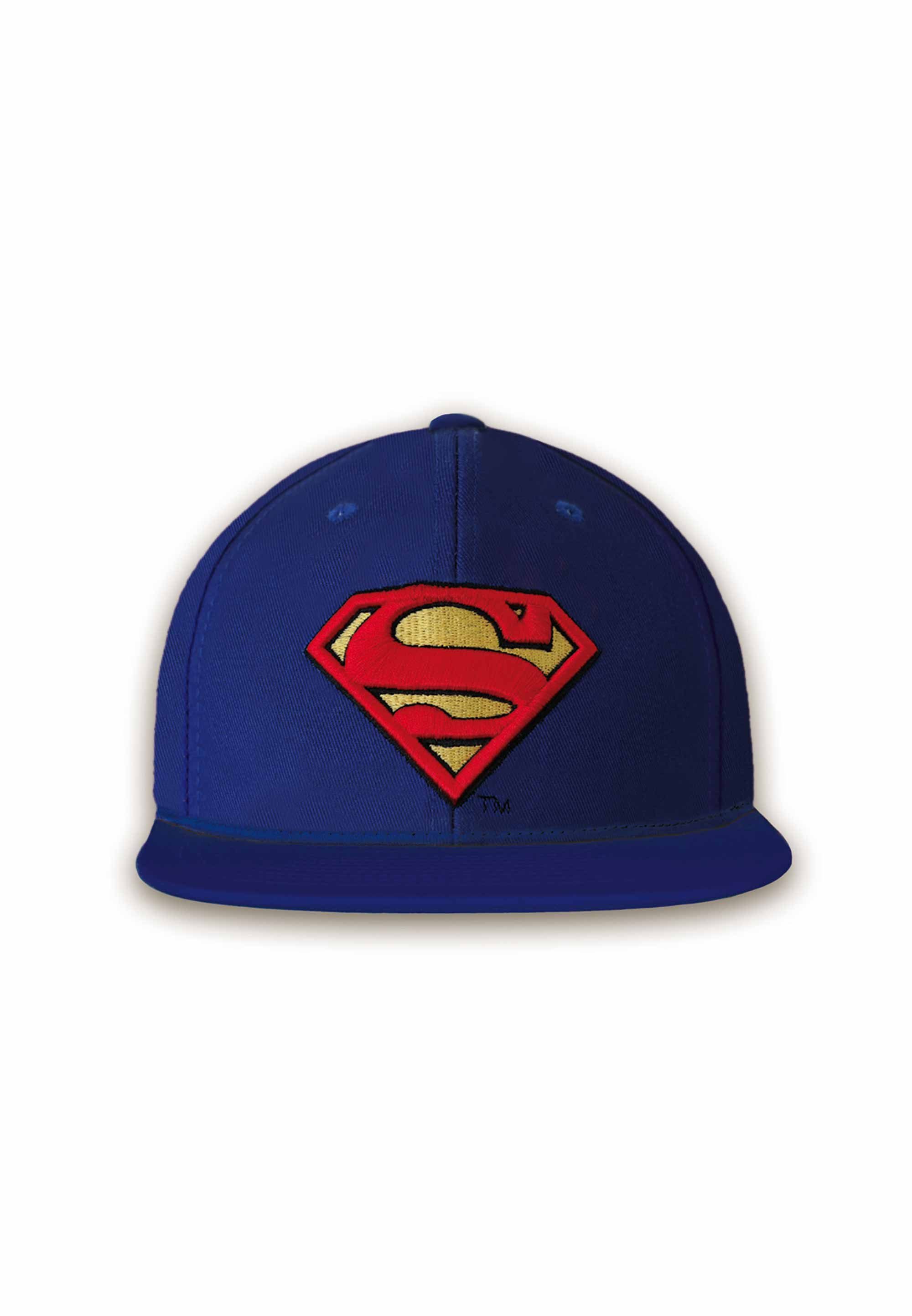 Superman LOGOSHIRT Cap mit Stickerei Baseball lizenzierter DC