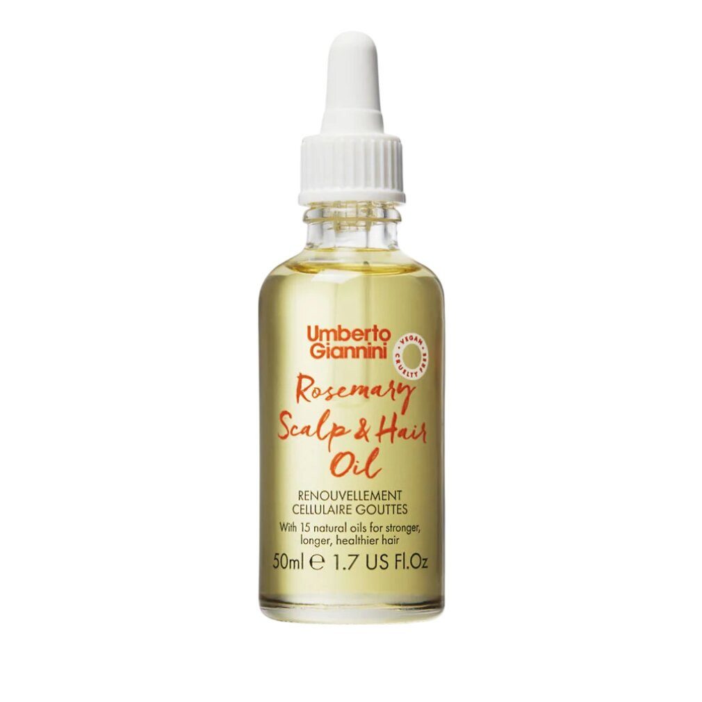 Umberto Giannini Haarpflege-Set Rosmarin, vegan/tierversuchsfrei, Kopfhautpflegeöl, reparierend