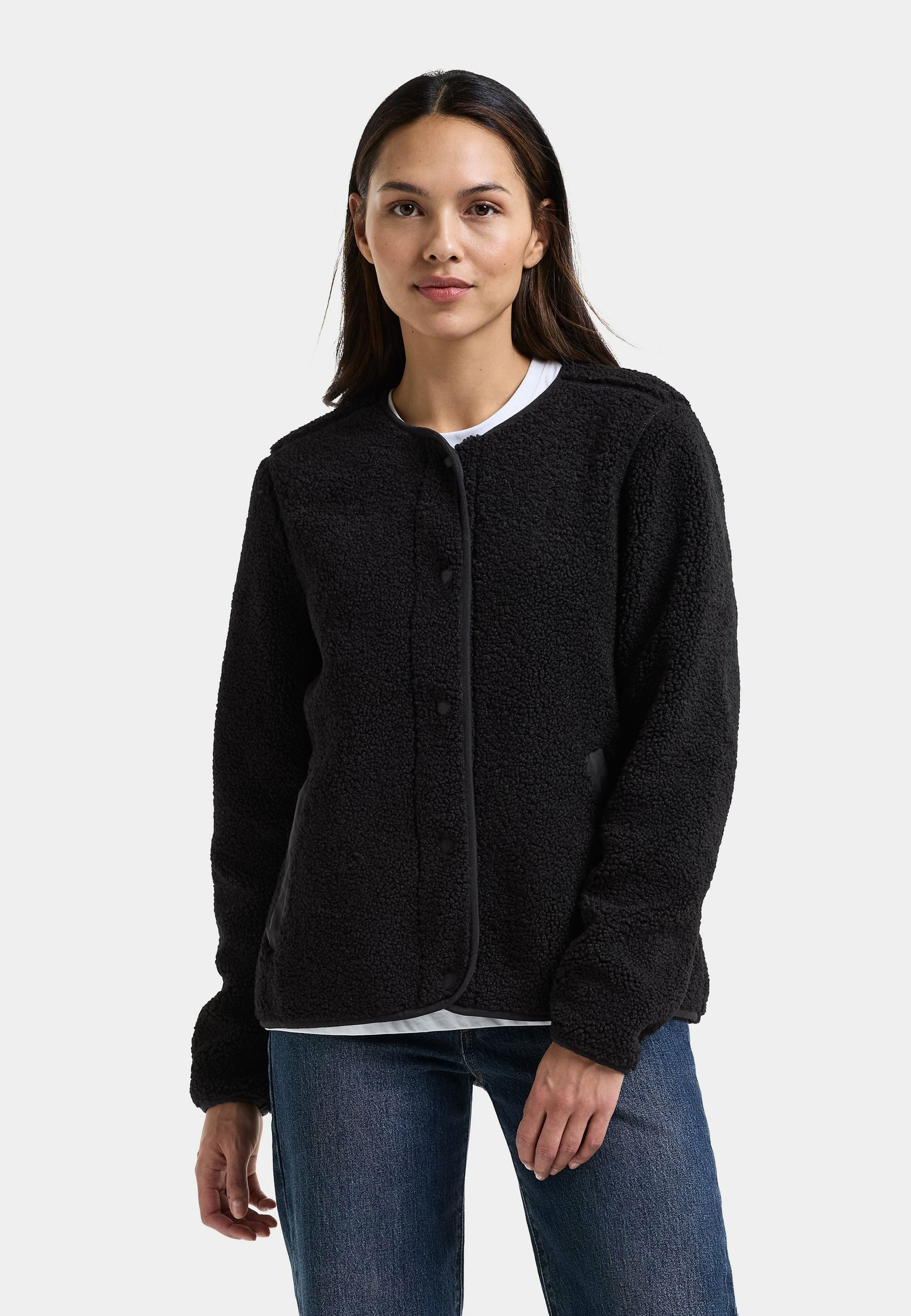 Didriksons Fleecejacke Damen Pile Teddy SELMA mit Taschen