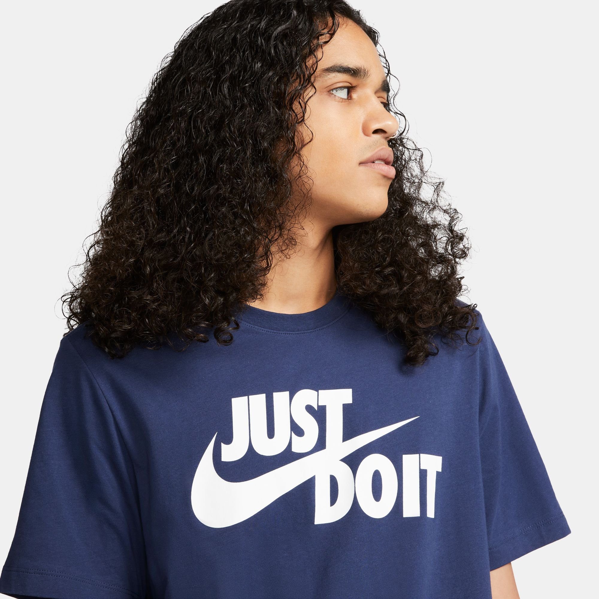 NAVY/WHITE MIDNIGHT MEN'S Nike JDI Sportswear T-SHIRT T-Shirt