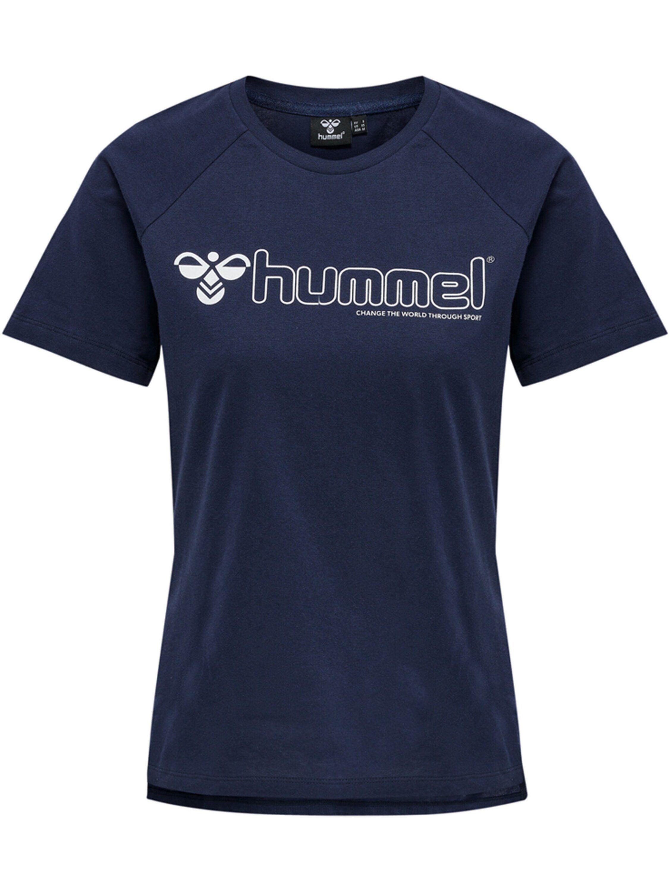 hummel T-Shirt Noni PEACOAT (1-tlg) 2.0 Details Plain/ohne